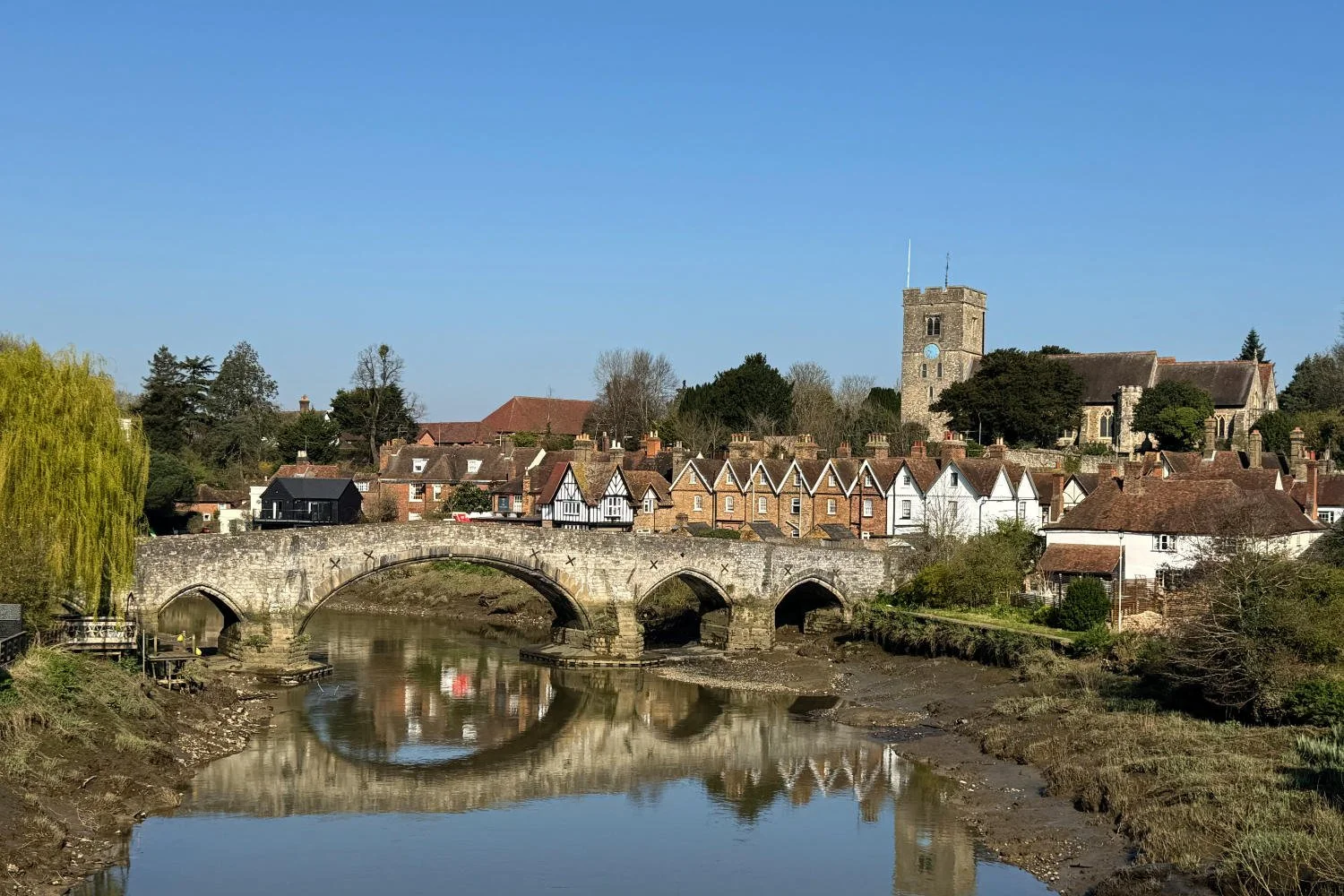 The Old Bridge across the Medway, used by pilgrims on their way to Canterbury