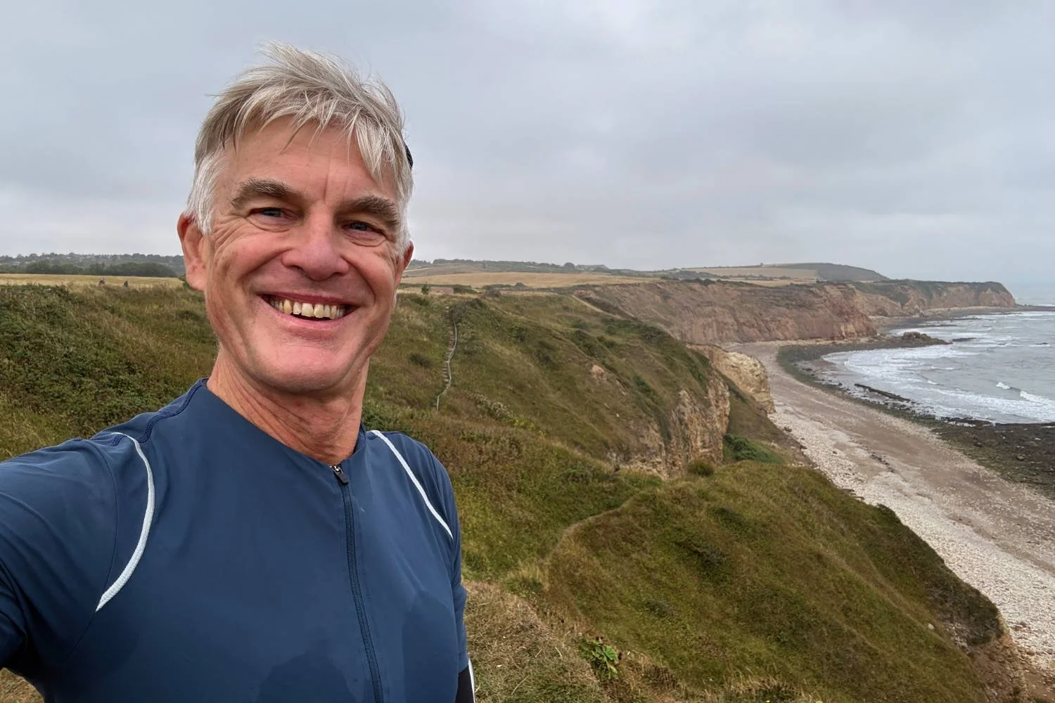 The clean and beautiful Durham cliffs, once blackened by coal waste