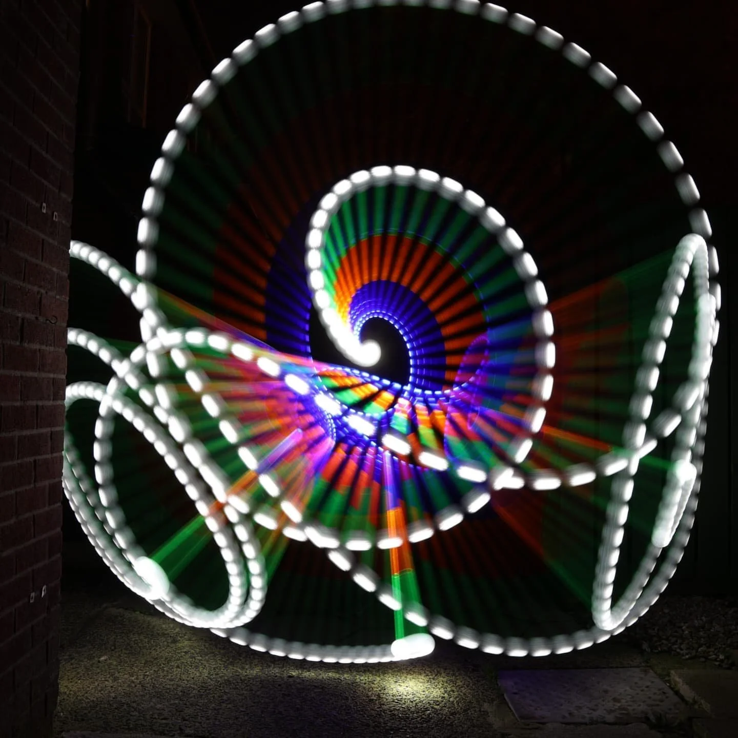 Created using the 'Parrot' Tri-Colour https://instagram.com/lightinguptheport