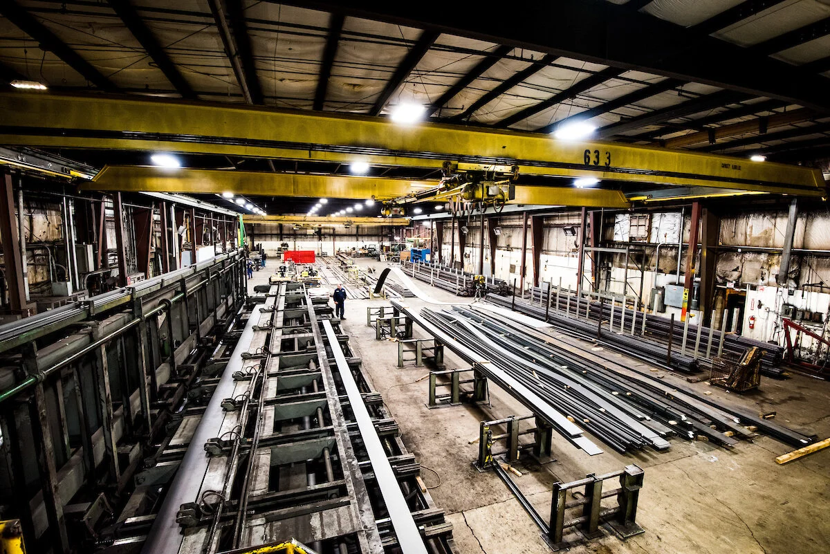 Train Overhead Racking Rail Tracks for Overhead Cranes | TC/American