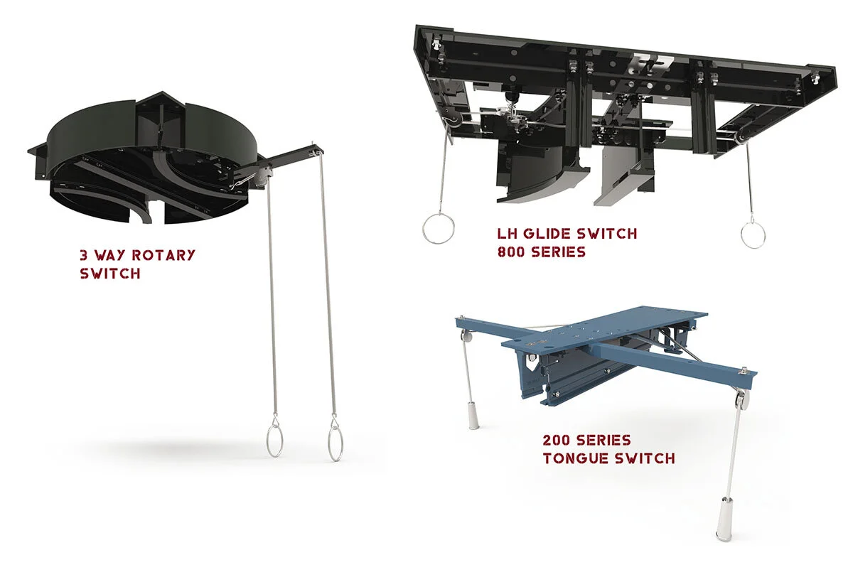 Crane & Monorail Track Switches | Crane Equipment Tracking