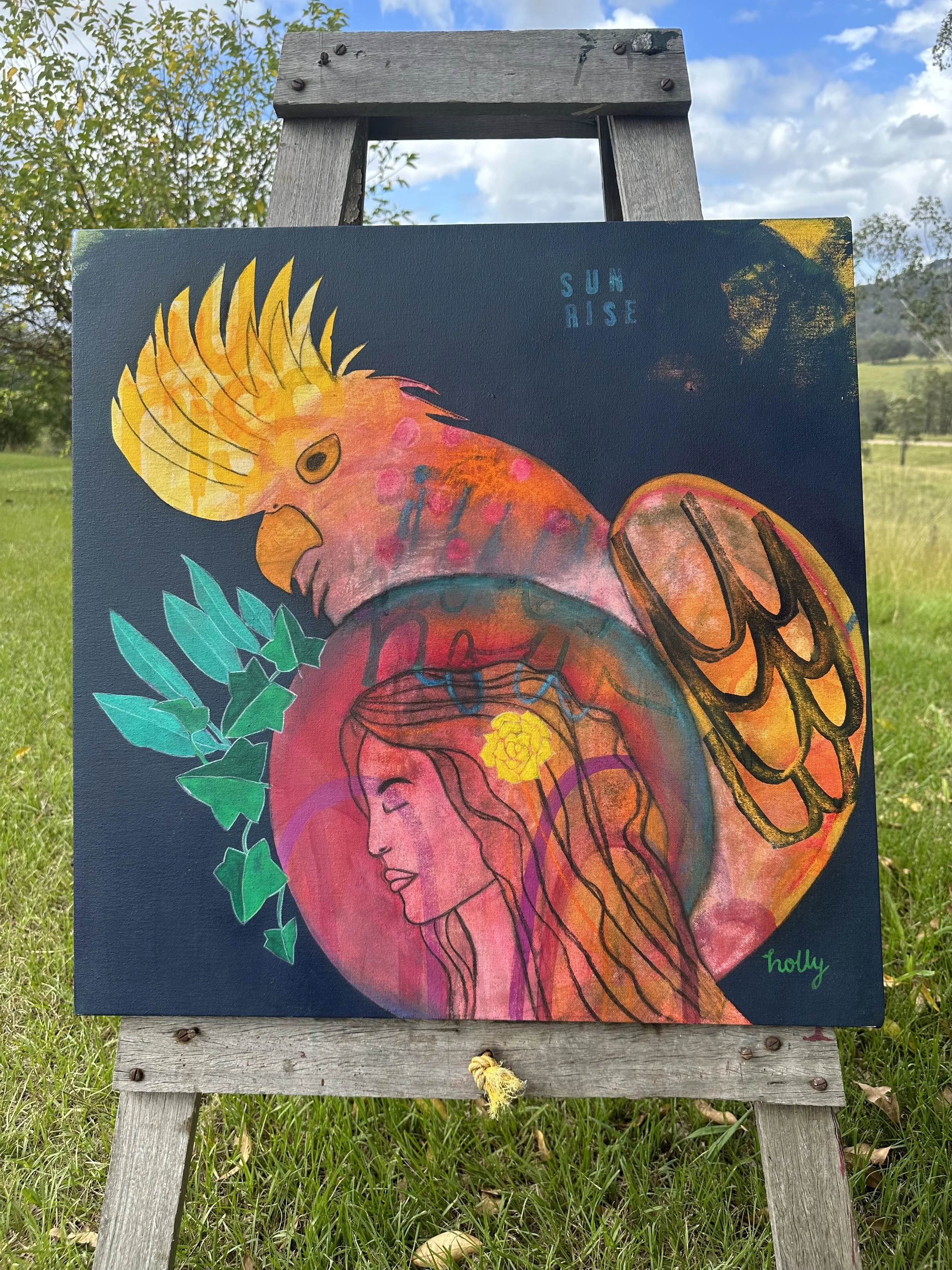 'Sun Rise Cockatoo Woman' 