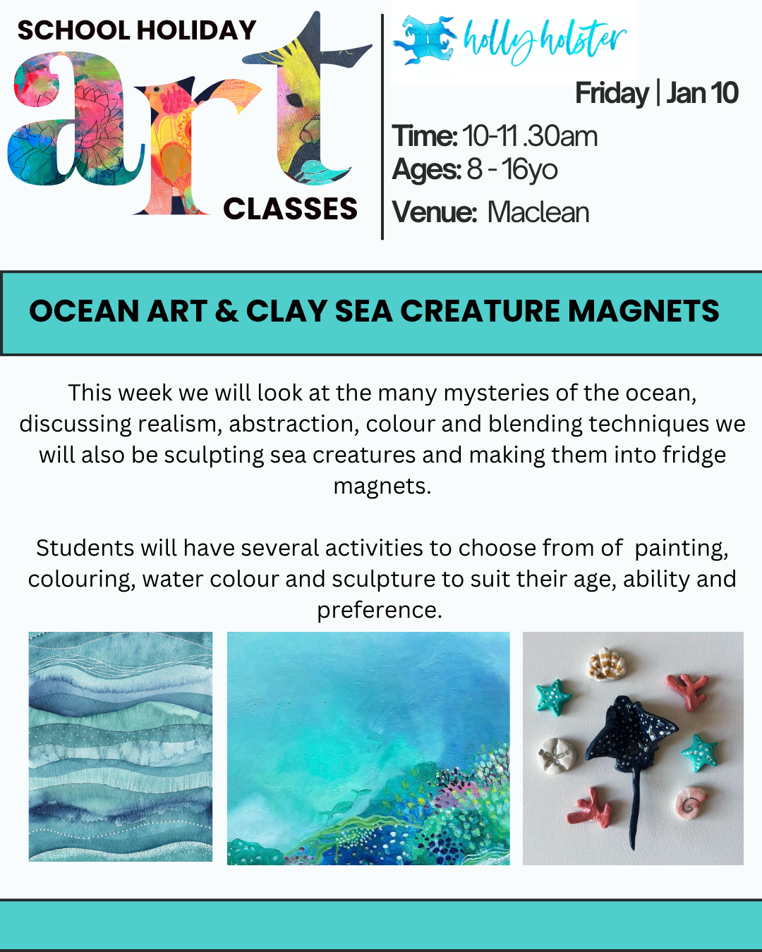 ART CLASS - January 10th, 2024