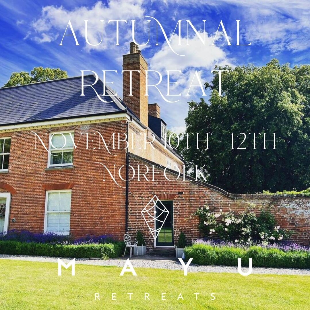 Our Autumnal residential Retreat is now live to book, with our lovely subscribers and clients being the first to know!

Taking MAYU to a new venue, we are pleased to announce a weekend Nutrition Led, Luxury Wellness Retreat at Fishley Hall, a beautif