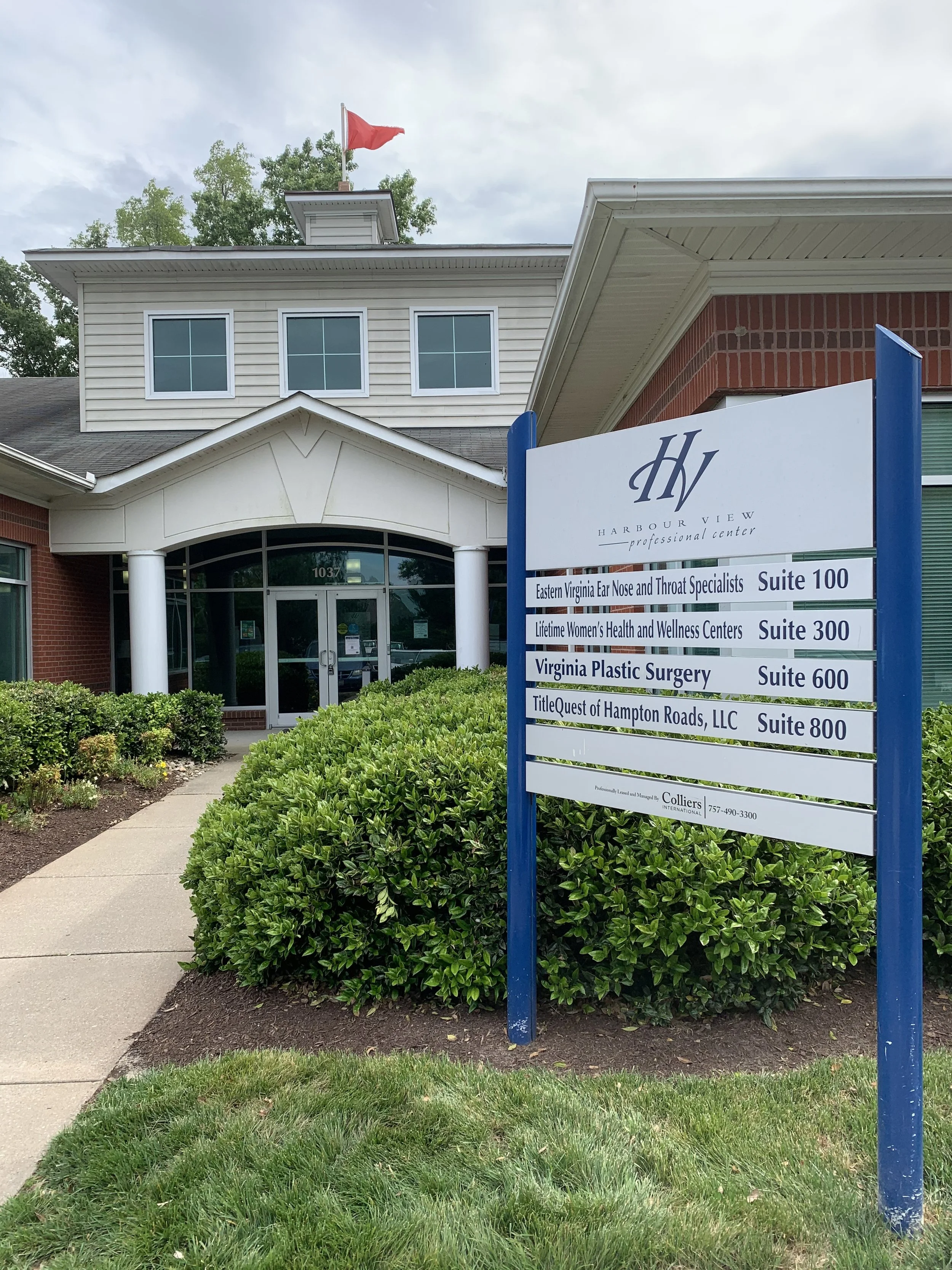 Virginia Plastic Surgery office at Harbour View Professional Center in Suffolk, Virginia