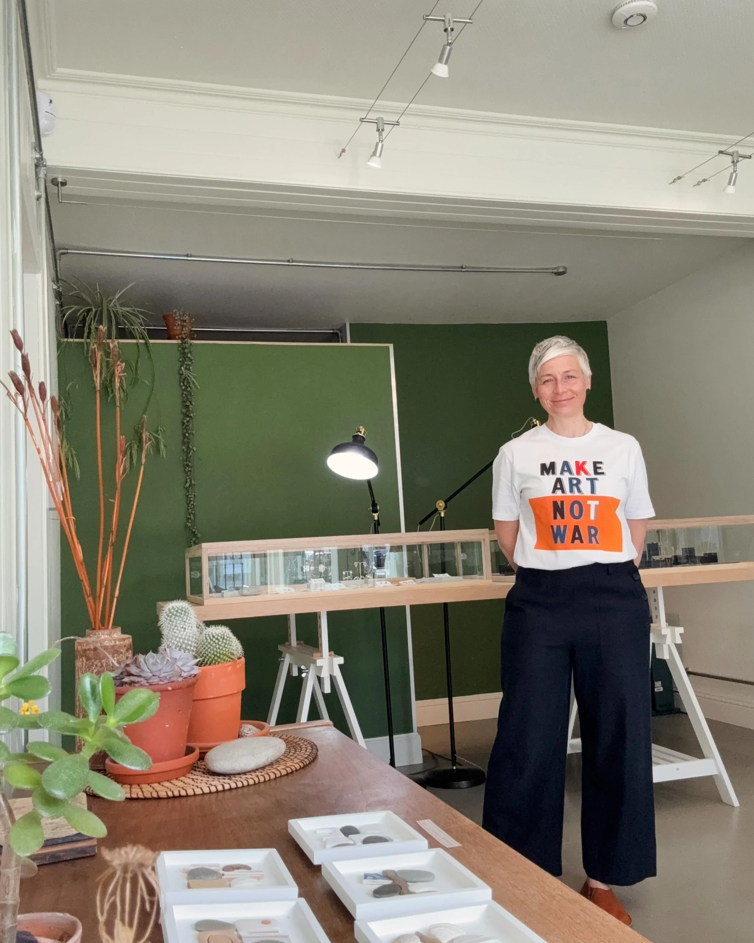 Open studios today. 🌞
Our studio on Burntisland High Street is open until 4.30pm alongside our friends at @studiosplatform and on Platform 1 at the train station.
It&rsquo;s a beautiful day here in Burntisland. Pop in and say hi. 
#openstudiosfife #