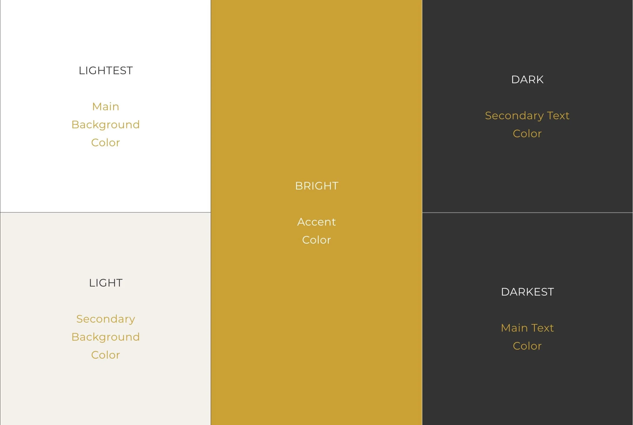 Squarespace color palette chart