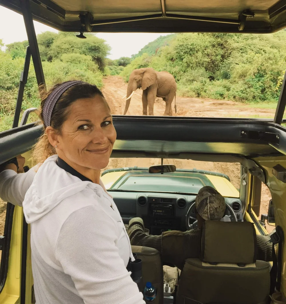 Shannon Denee on African safari