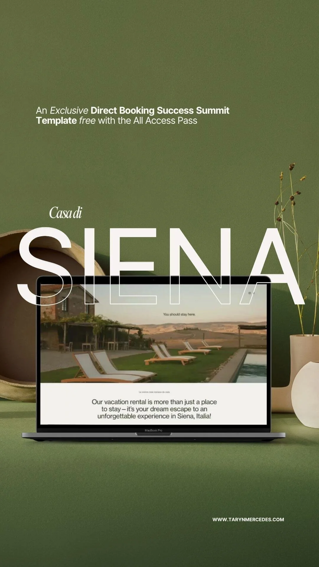 The no-stress website template for Direct Booking Success