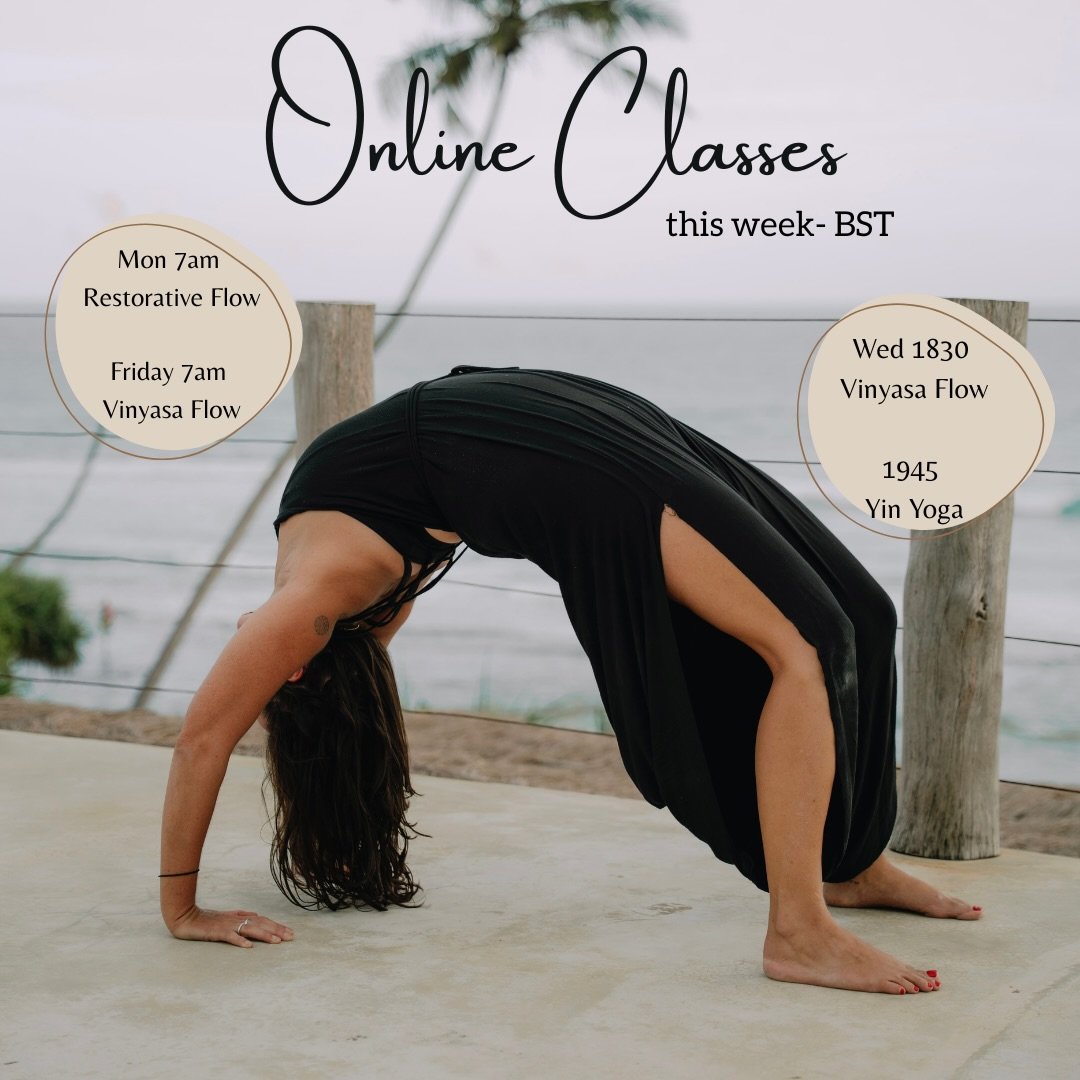 𝕆𝕟𝕝𝕚𝕟𝕖 ℂ𝕝𝕒𝕤𝕤𝕖𝕤 𝕨𝕚𝕥𝕙 𝕊𝕒𝕤𝕙𝕒 𝕔𝕠𝕞𝕚𝕟𝕘 𝕦𝕡...𝔹𝕊𝕋 - 𝕌𝕂 

🔻𝙈𝙤𝙣𝙙𝙖𝙮 7𝙖𝙢 𝙍𝙚𝙨𝙩𝙤𝙧𝙖𝙩𝙞𝙫𝙚 𝙁𝙡𝙤𝙬 

🔻𝙏𝙪𝙚𝙨𝙙𝙖𝙮 1830 𝙑𝙞𝙣𝙮𝙖𝙨𝙖 𝙁𝙡𝙤𝙬 &amp; 1945 𝙔𝙞𝙣 𝙔𝙤𝙜𝙖

🔻𝙁𝙧𝙞𝙙𝙖𝙮 7𝙖𝙢 𝙑𝙞𝙣𝙮𝙖𝙨𝙖 𝙁