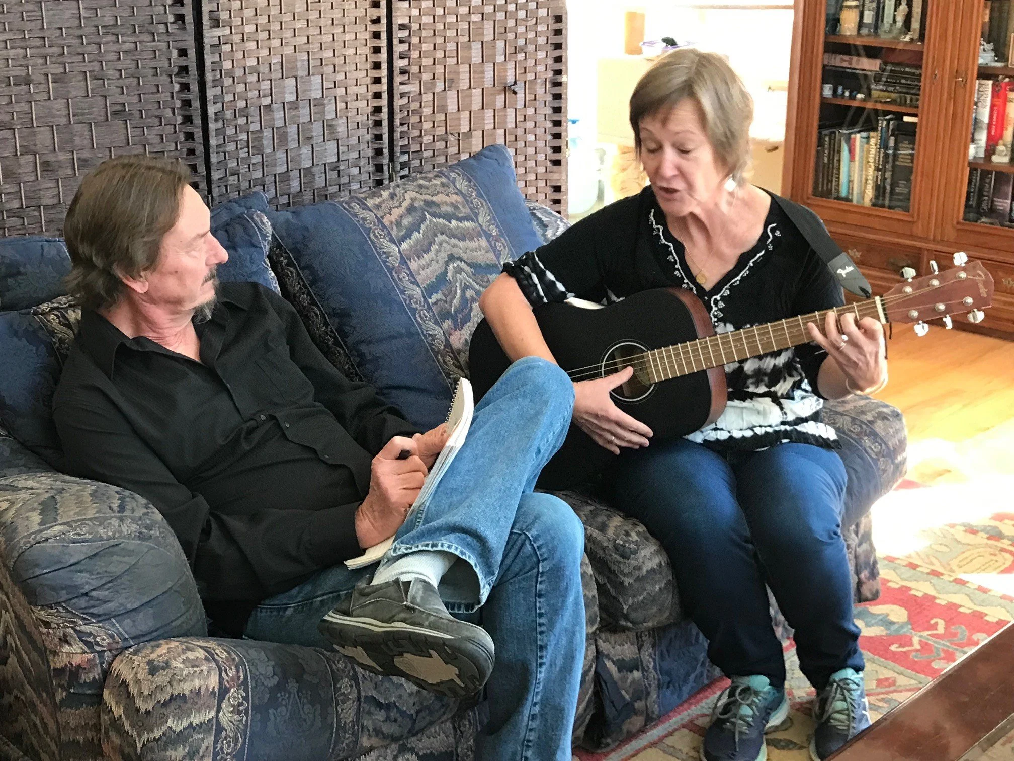 Songwriting and riffing in progress