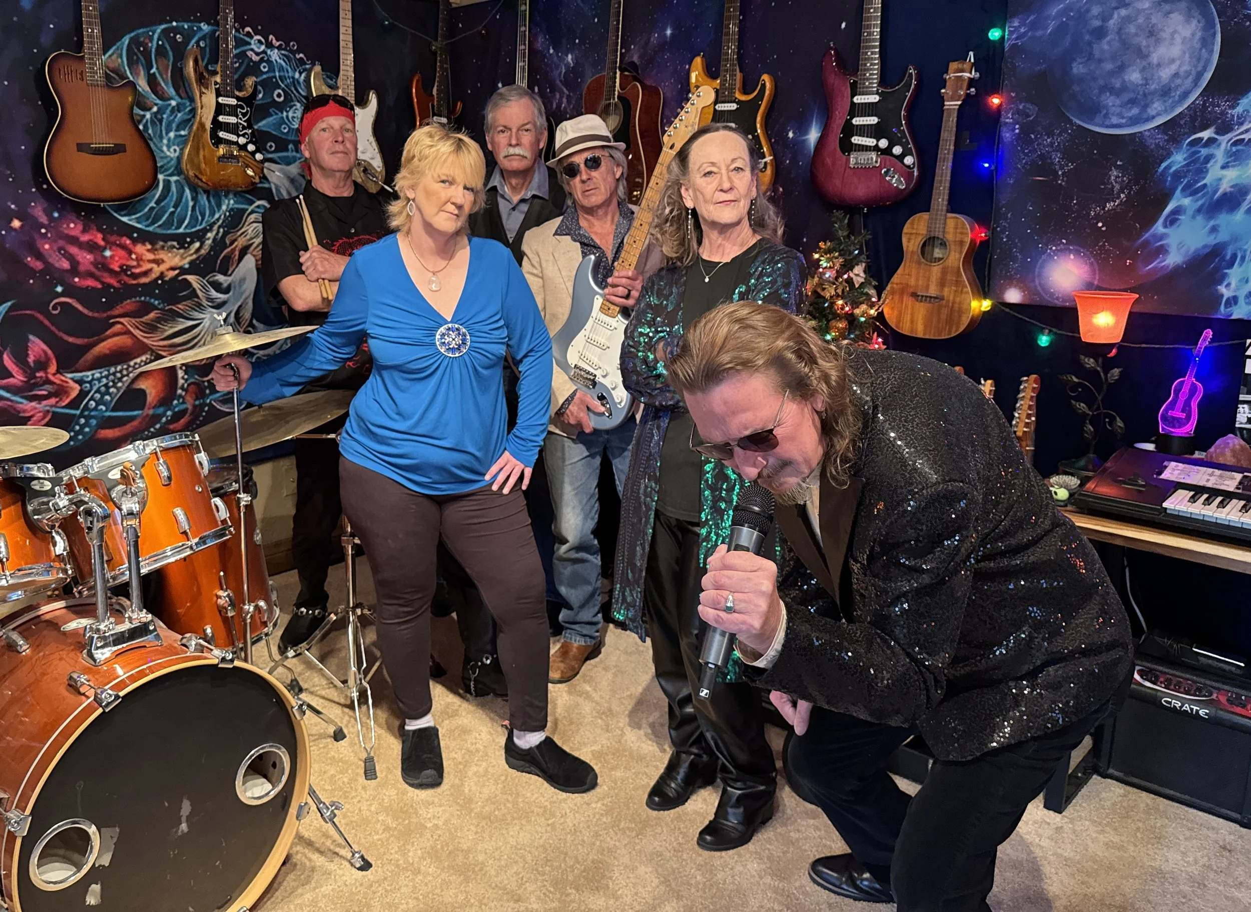 Rose and the Thorn Band Members group shot