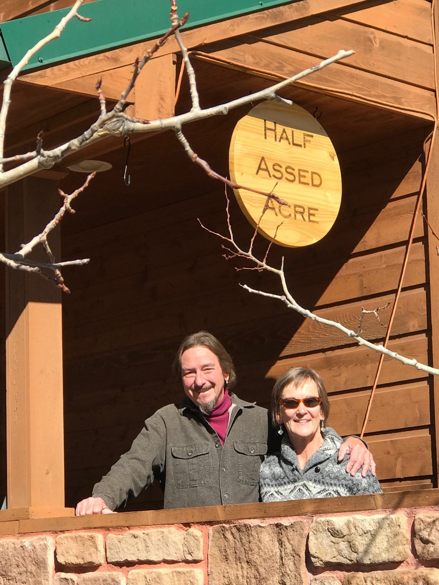 The homestead and home studio in the Rocky Mountains.