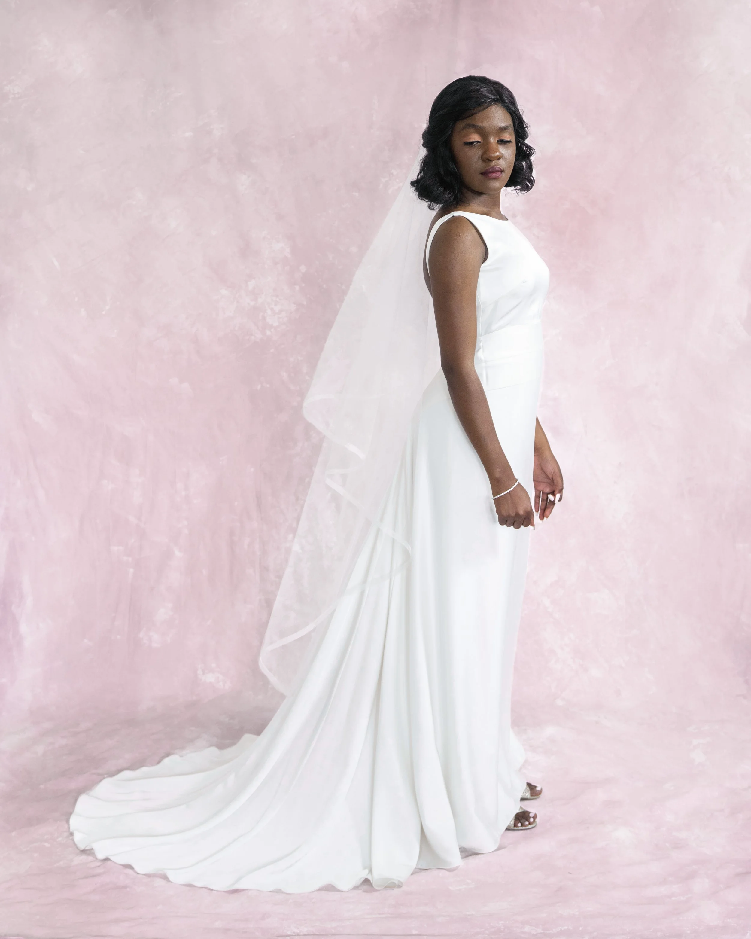 Giselle - Drop Veil without lace