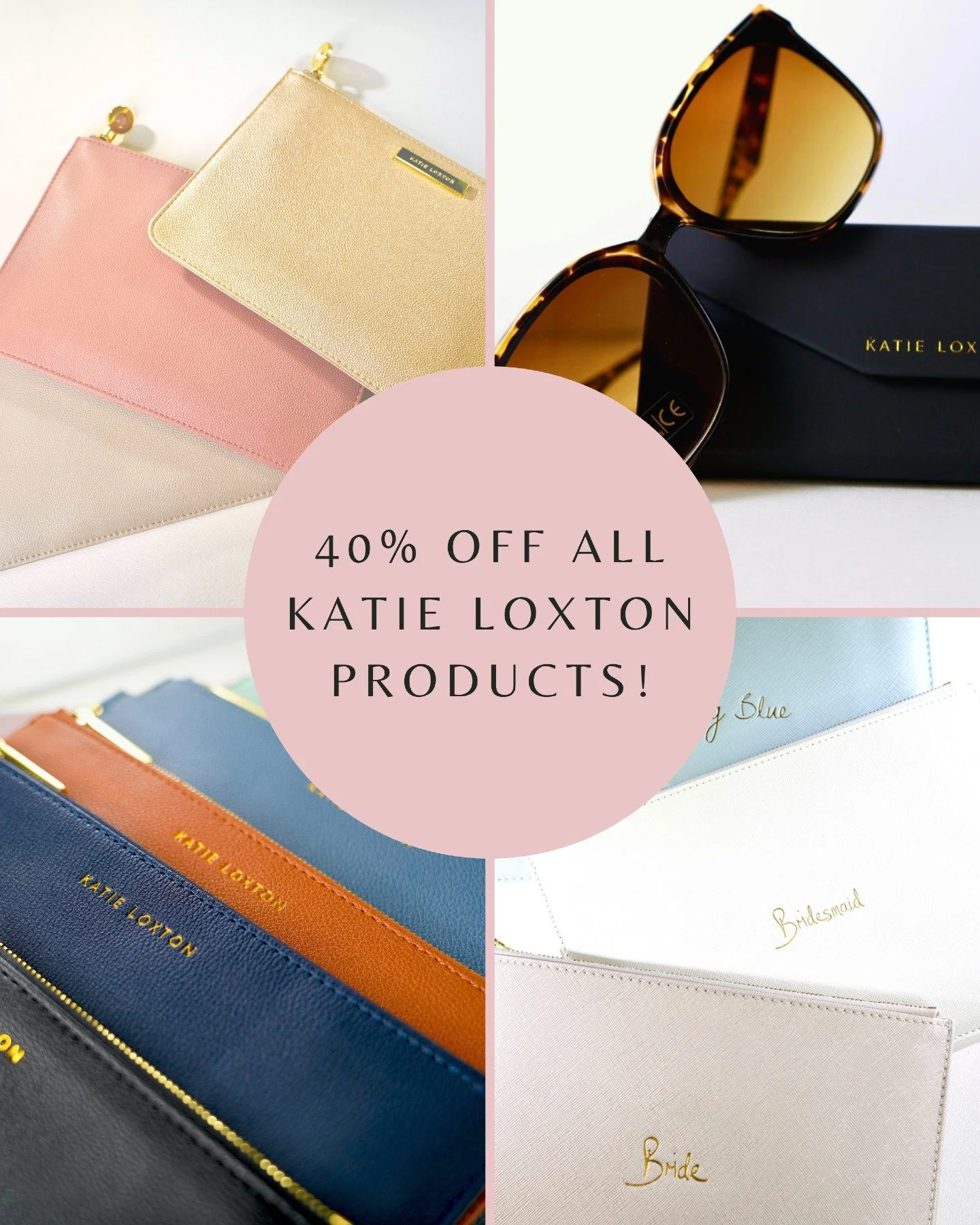 All of our Katie Loxton products are currently 40% off 🛍️ We have many different color and style options. These are wonderful gift options or a great way to treat yourself after all the holiday hustle 🎁 Drop by the studio and look at our collection