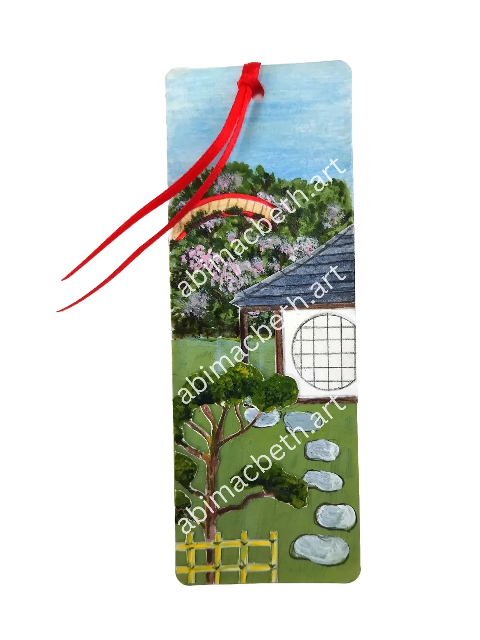 Tea house bookmark - download and create