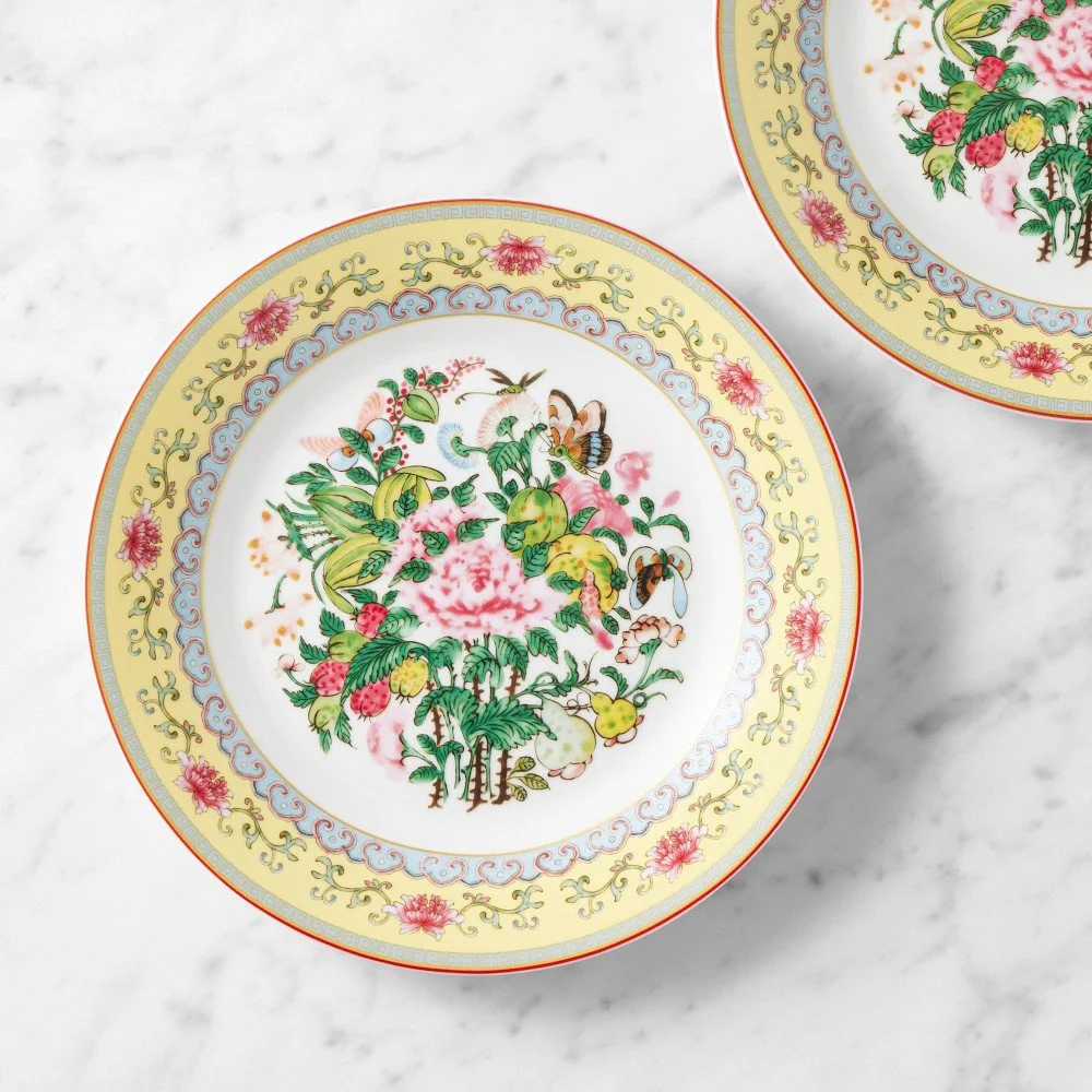 Famille Rose Salad Plate 