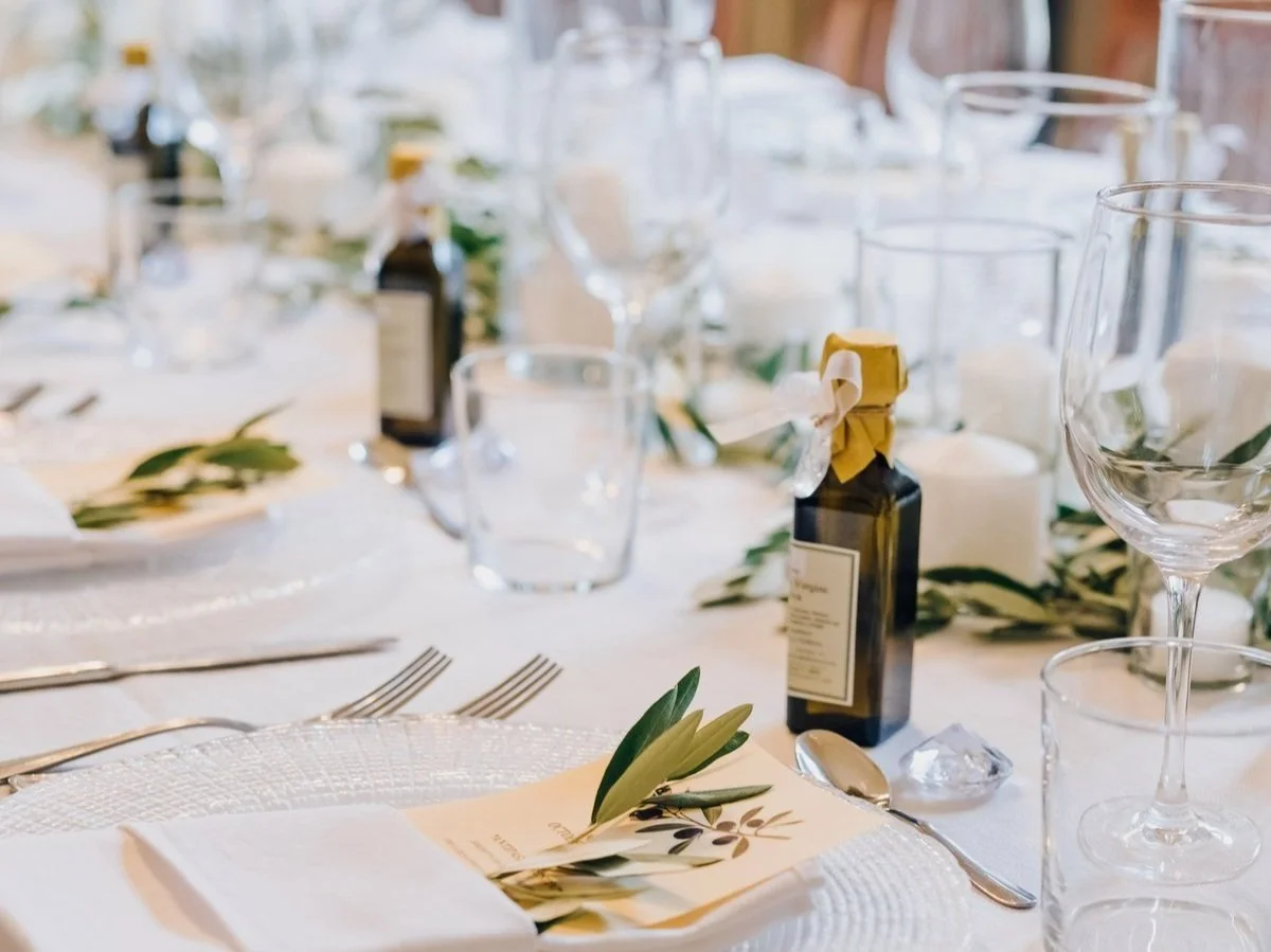 Olive Branch Table Setting