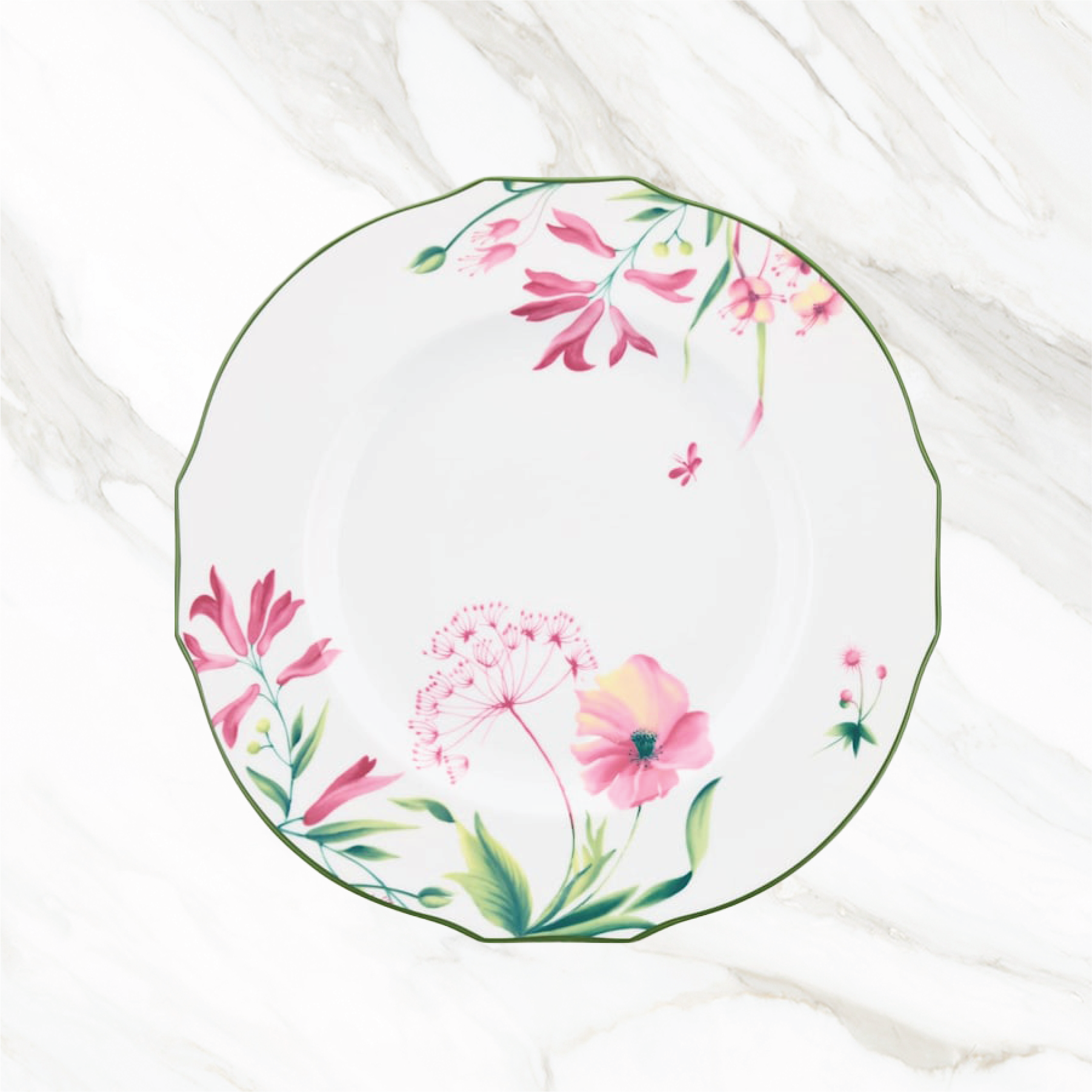 GINORI 1735 Florenza Malva Flat Plate