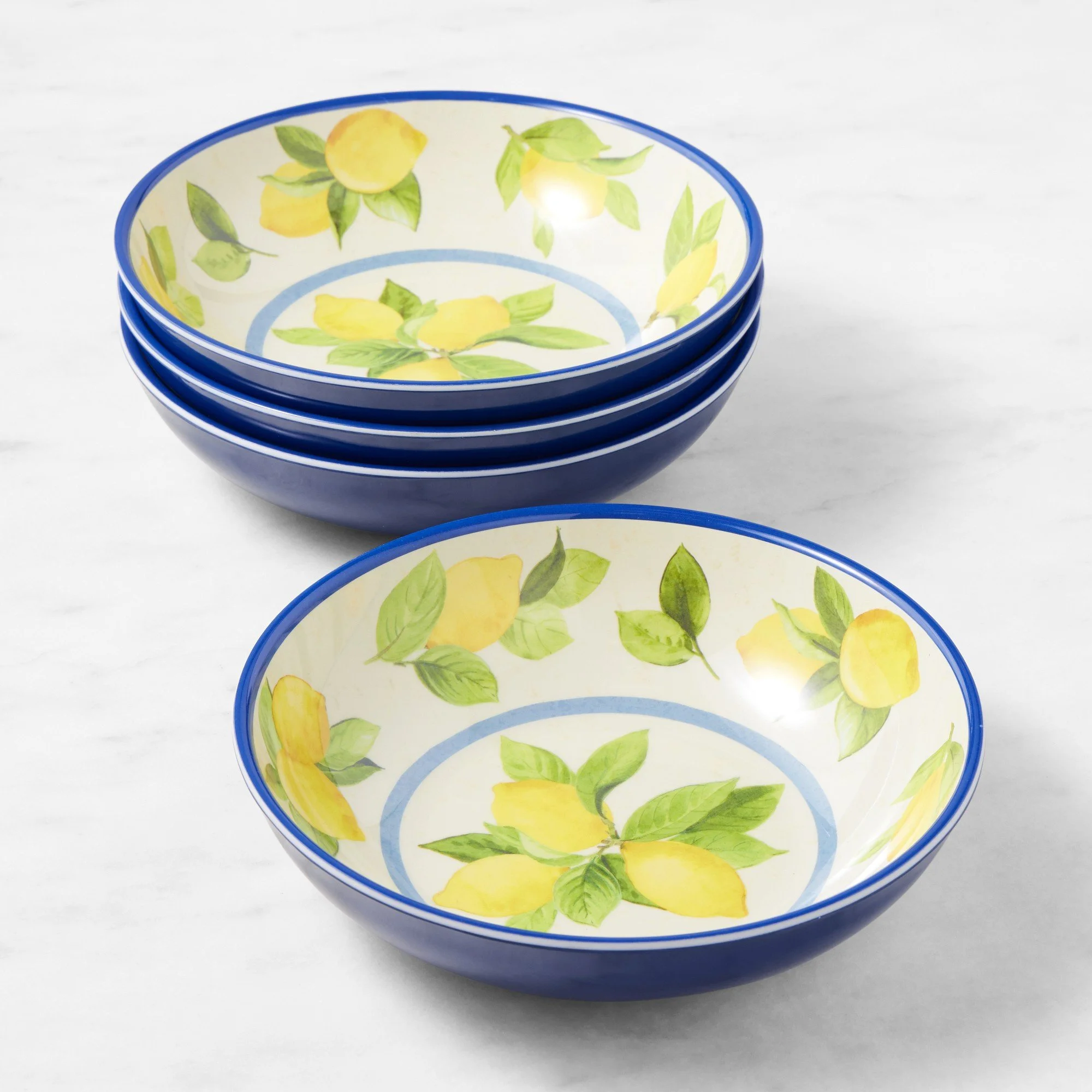 Lemon Outdoor Melamine Bowl