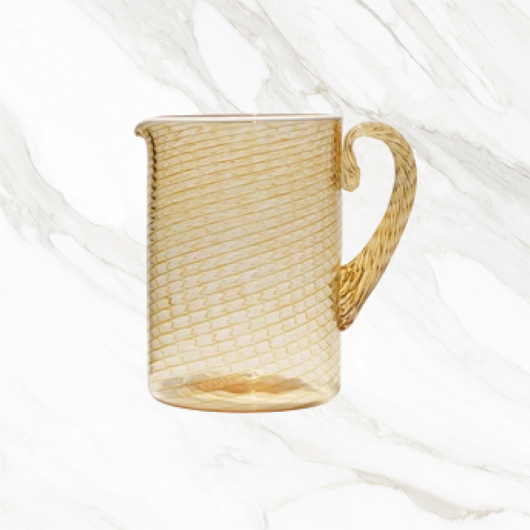GIBERTO VENEZIA Fizzy Amber Jug