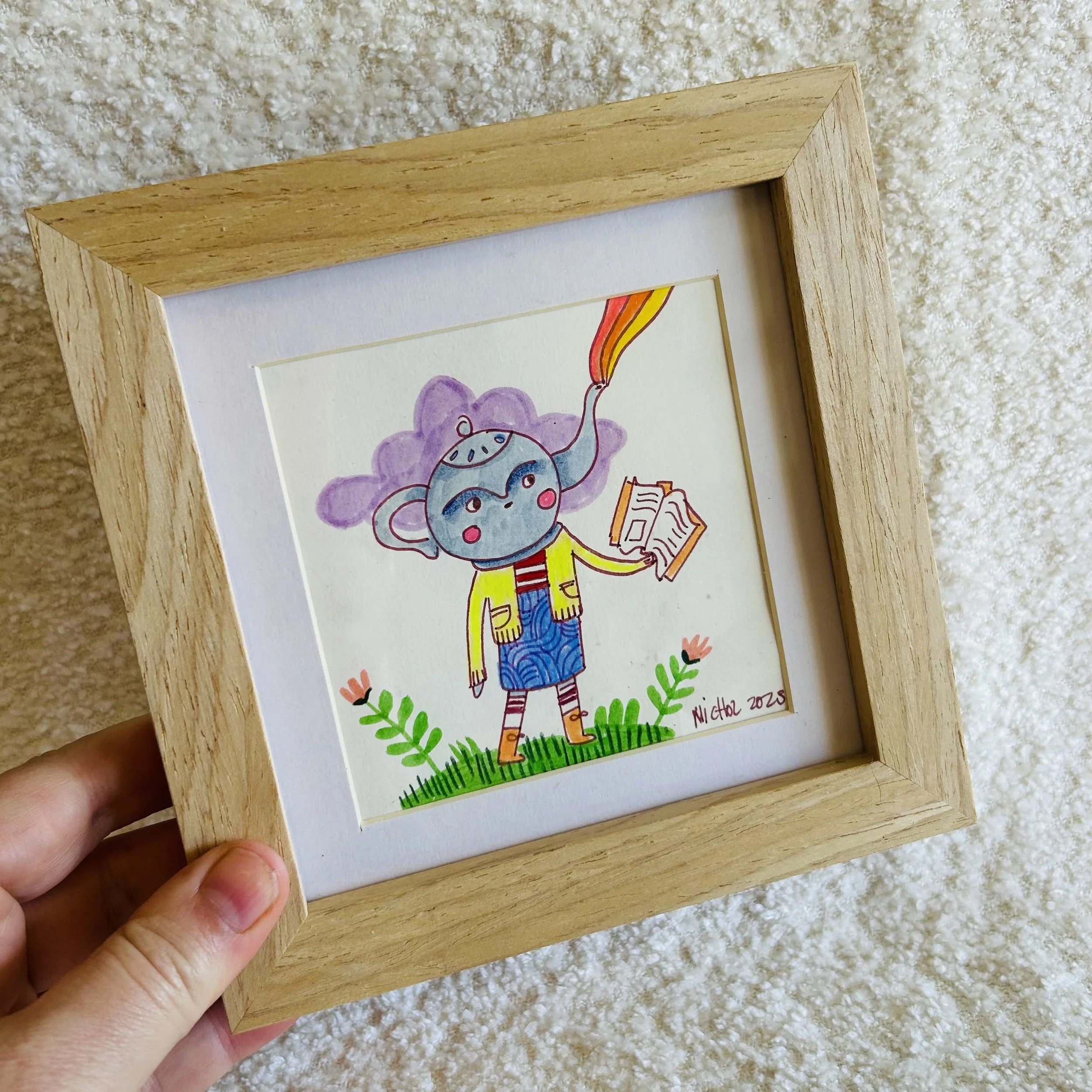 Ms. Teapot Head gets Ready for Book Club