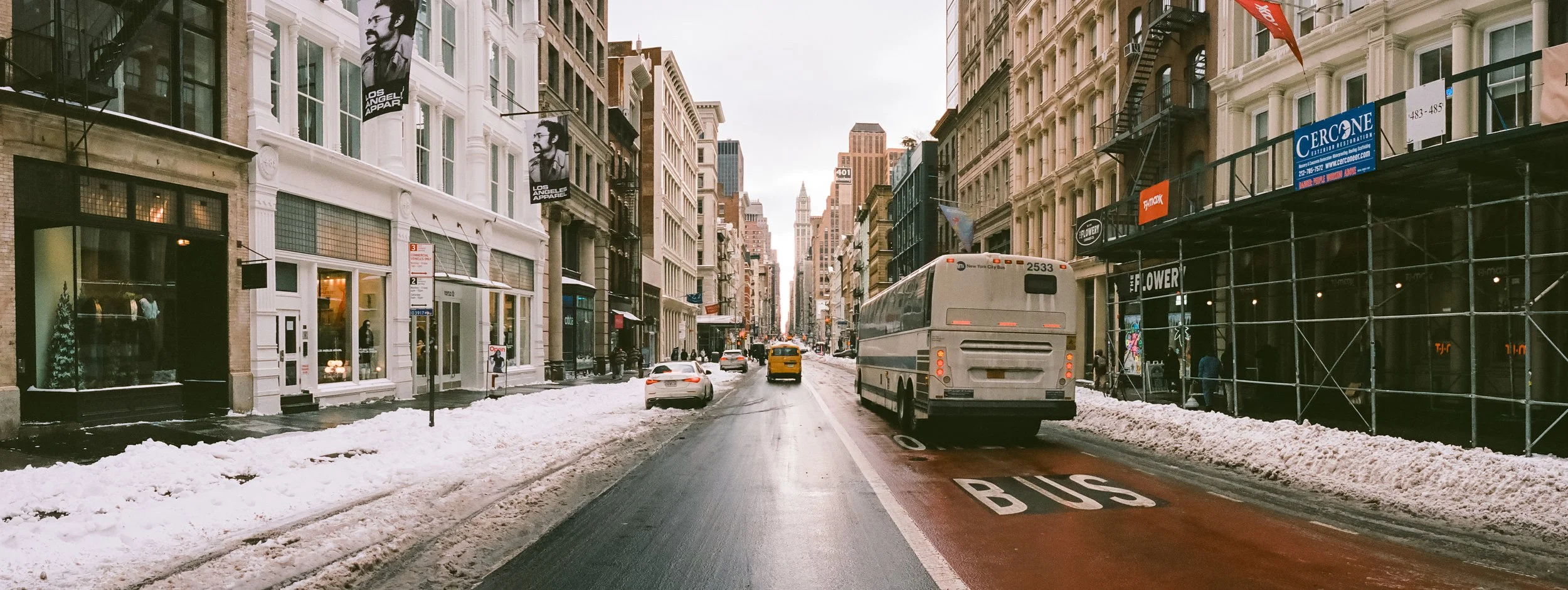 Snowy Broadway Panorama | New York, New York | 2026