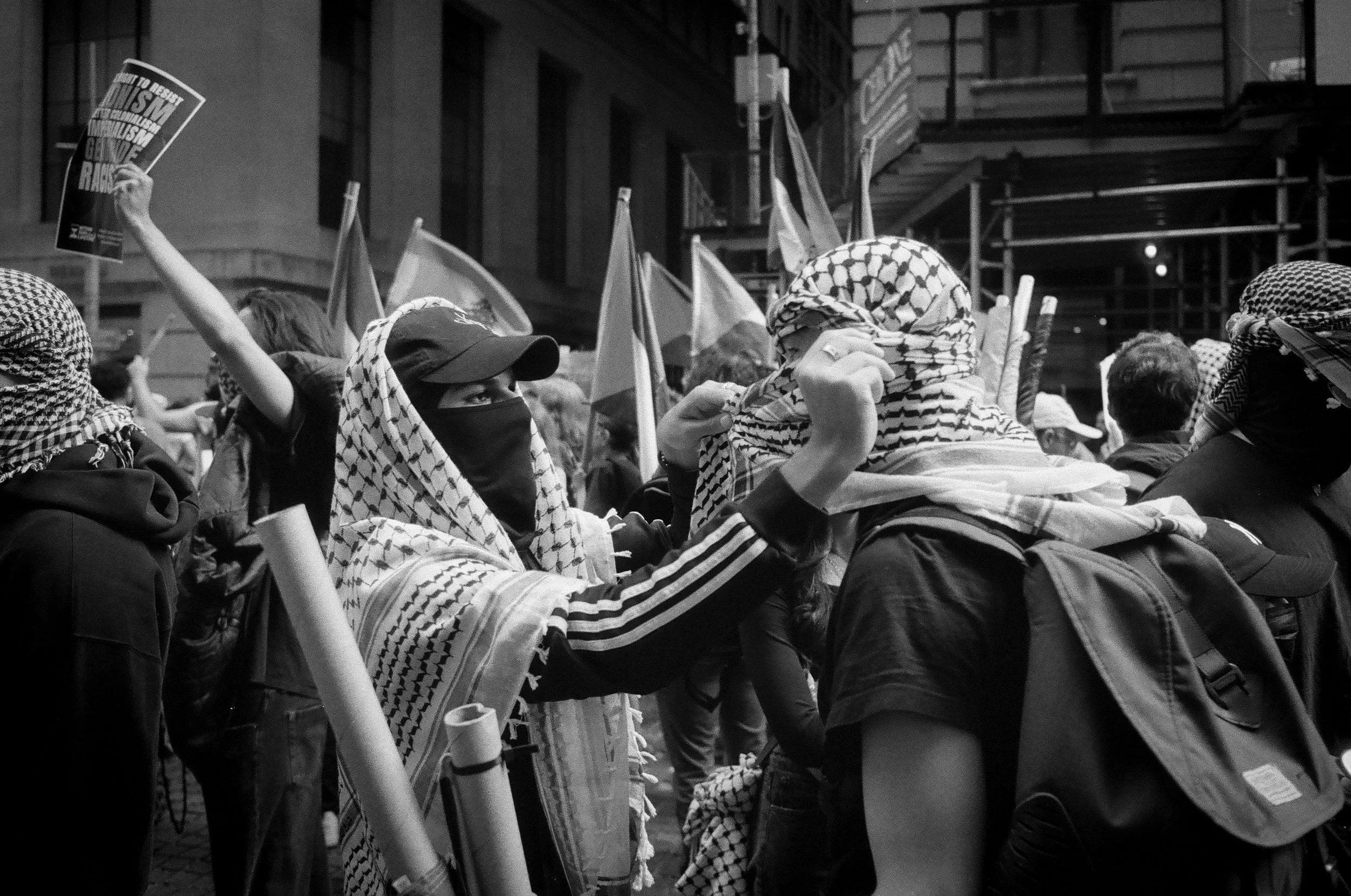 Masked Protestors | New York, New York | 2024
