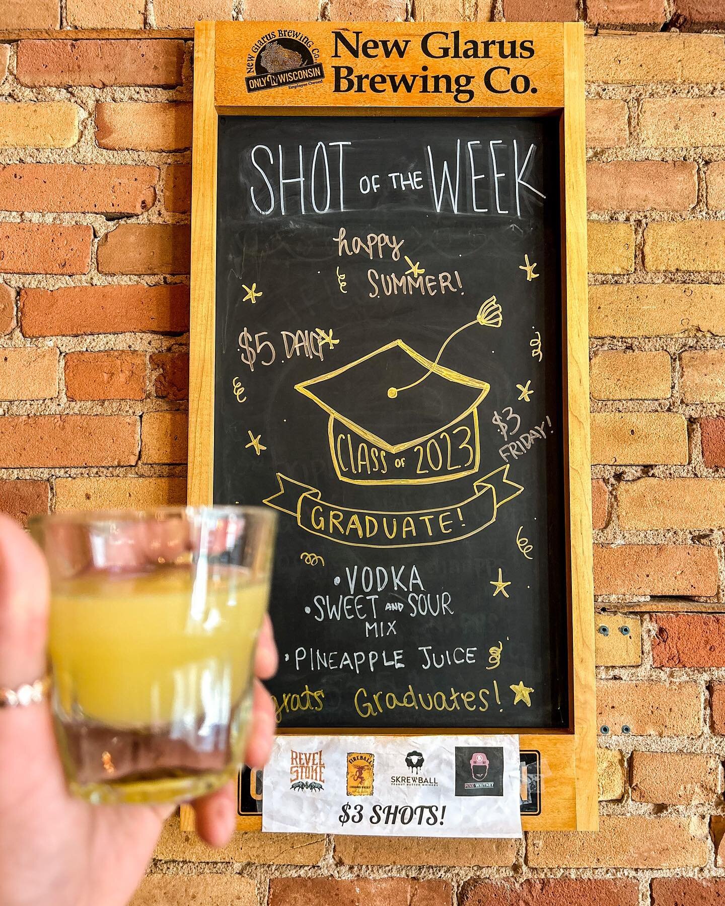 Congratulations to all of the recent 2023 graduates. This week&rsquo;s shot of the week is for you. You have worked so hard to accomplish your goals, now it&rsquo;s time to celebrate! 🎓🍾✨

Don&rsquo;t forget our shot of the week is only $3 on Frida