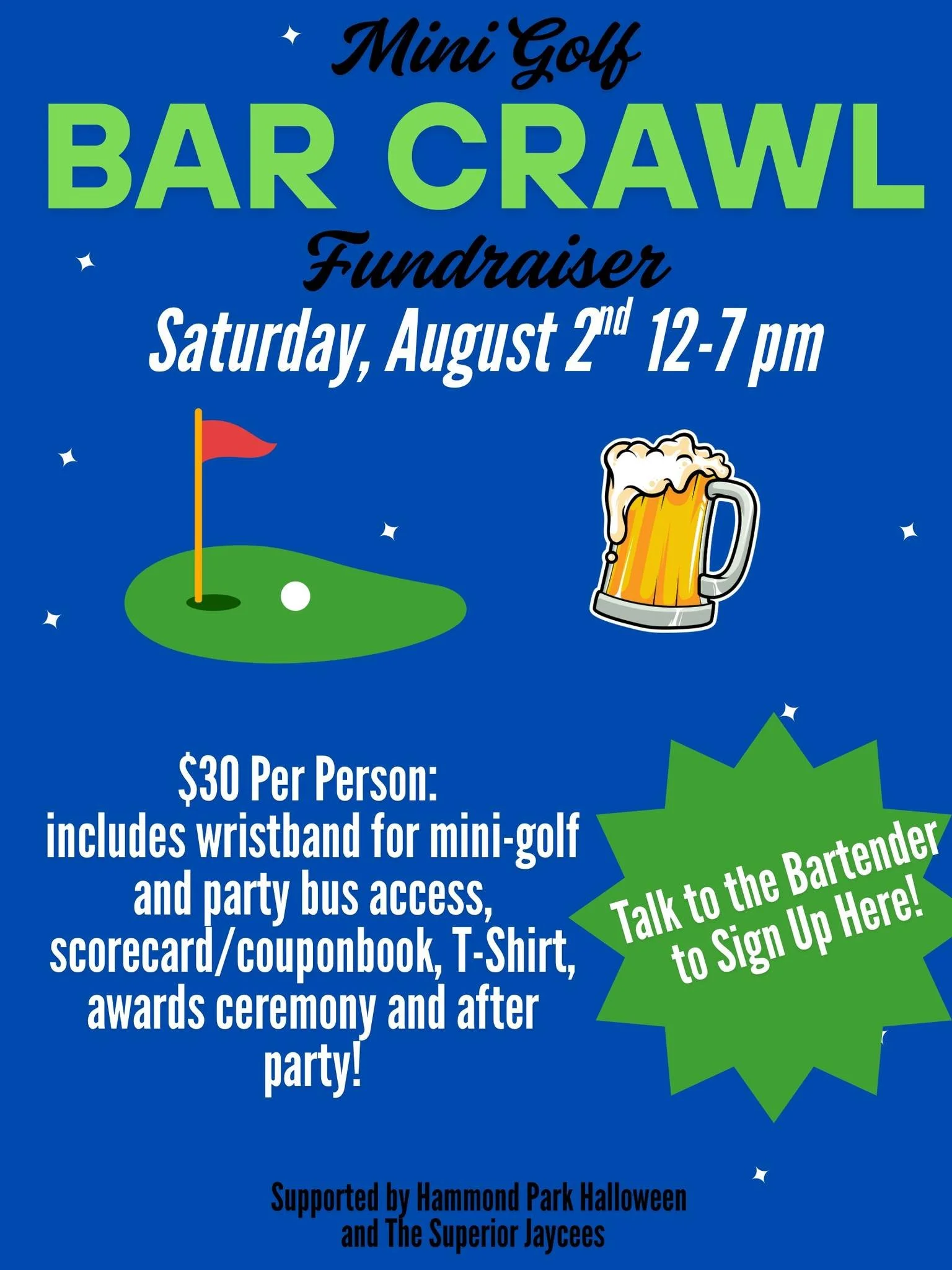 Superior Mini Golf Bar Crawl