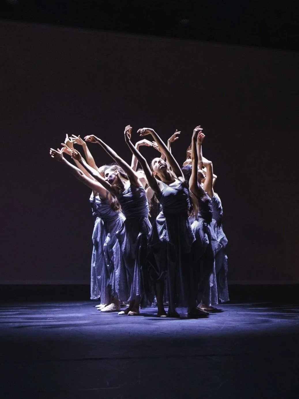 dancers onstage with stage lighting at performing arts theater venue in san francisco
