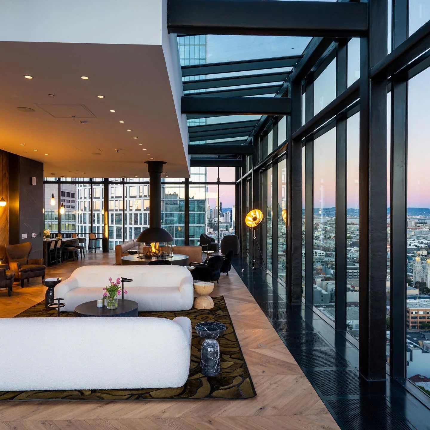 party, ceremony, and reception event venue with city views in San Francisco