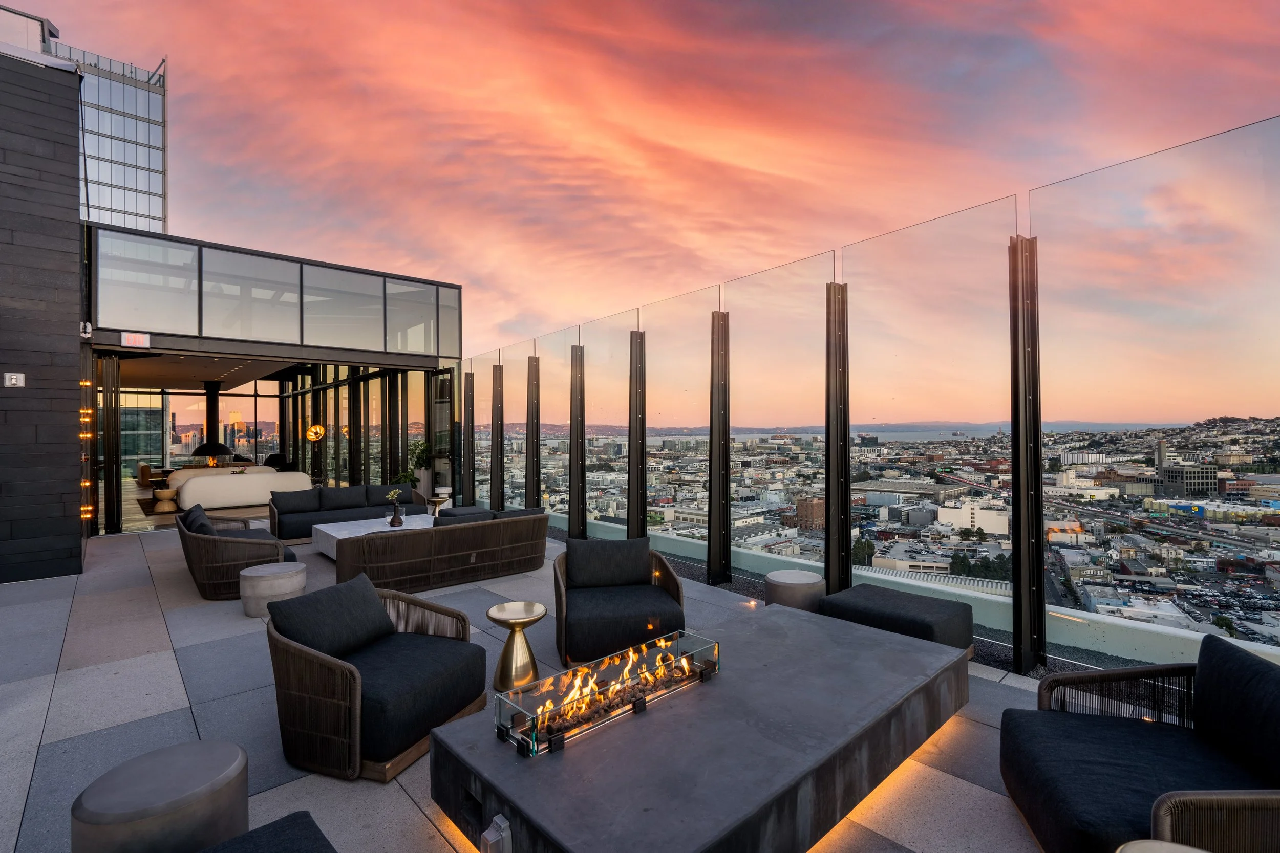 outdoor rooftop event venue