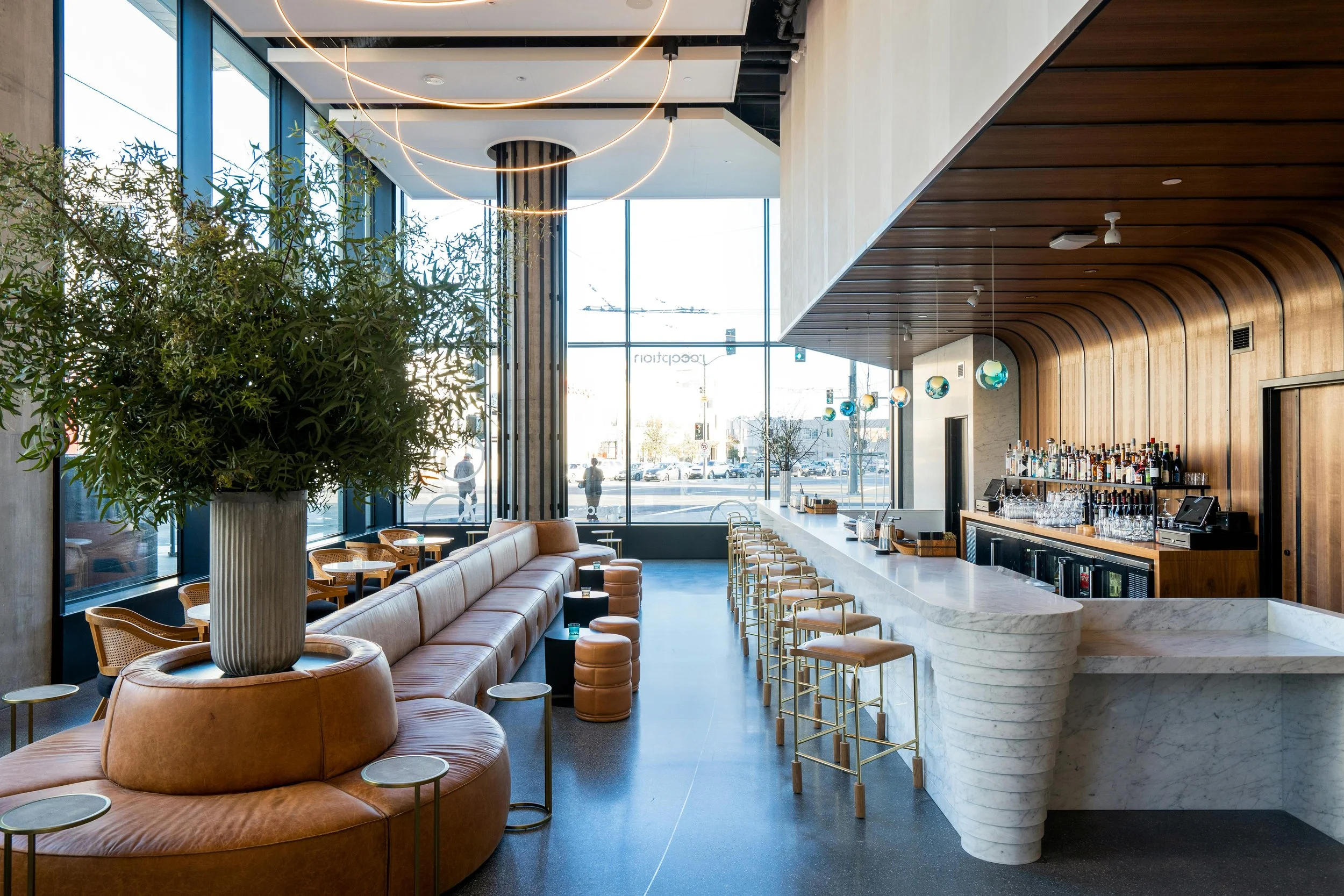 Progeny cafe and bar for event venue