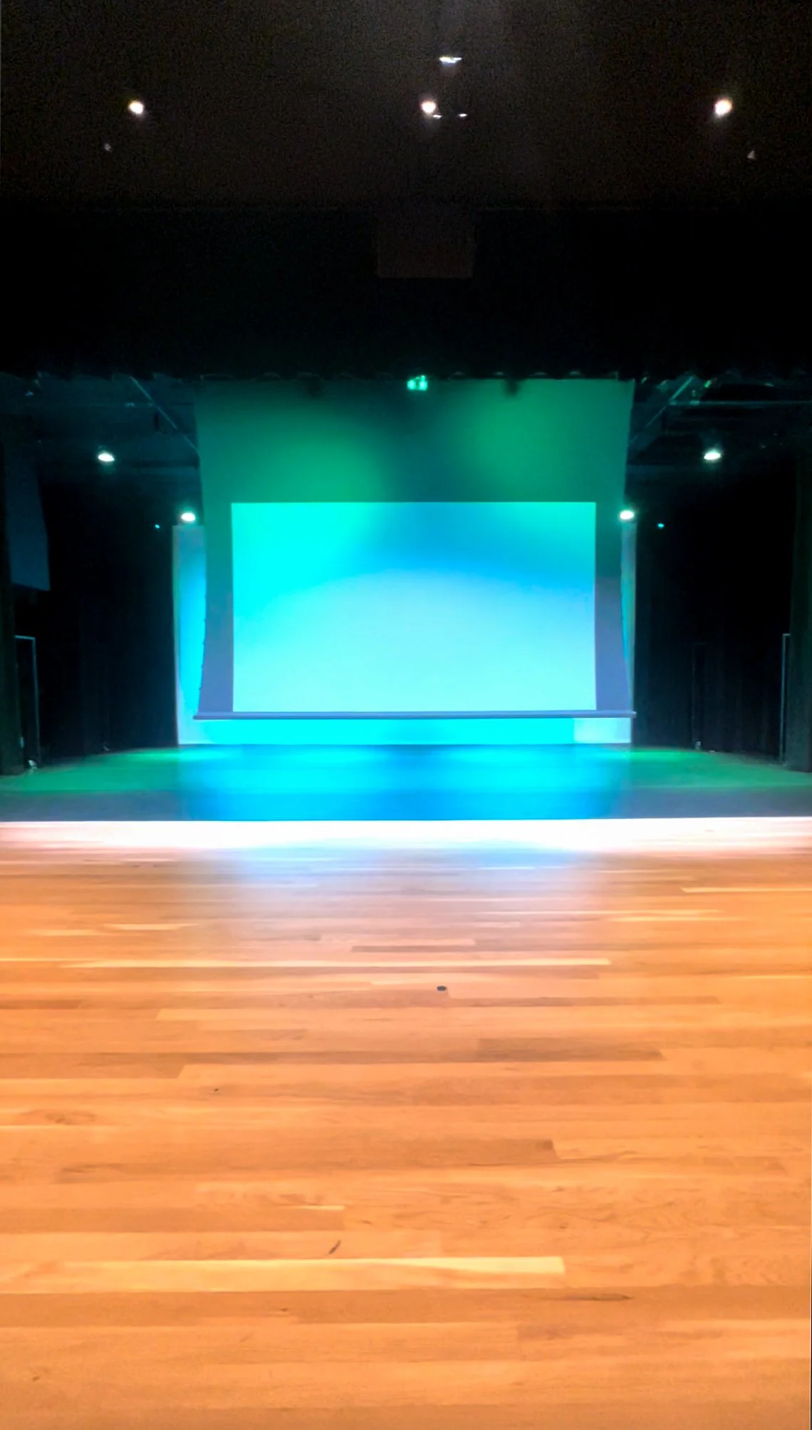 projector screen in event venue