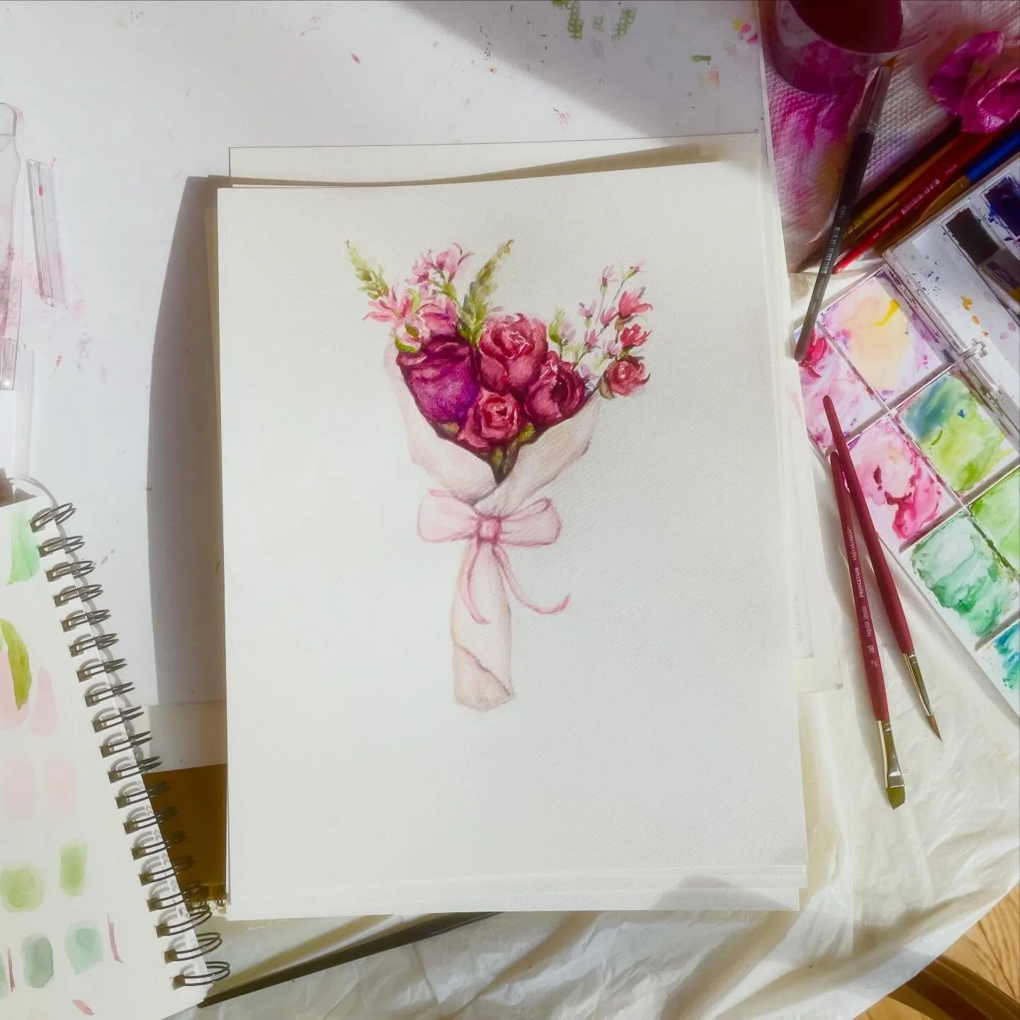 Introducing my new card! A bouquet of love that stays forever abloom. New watercolor greeting cards delivering this weekend in Ridgefield CT. Stay tune&hellip; 

May we all share love and understanding 💕 

#inridgefield #watercolorflowers #shopridge