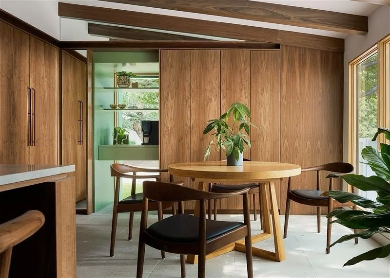 11 days away! The 2025 AIA Fort Worth Homes Tour presented by Ingean Construction features charming spaces like this warm, modern dining nook. 🪴

9/27-9/28 | 10am-4pm

Our next spotlight goes to @create_atelier 

This 1960 ranch-style home has been 
