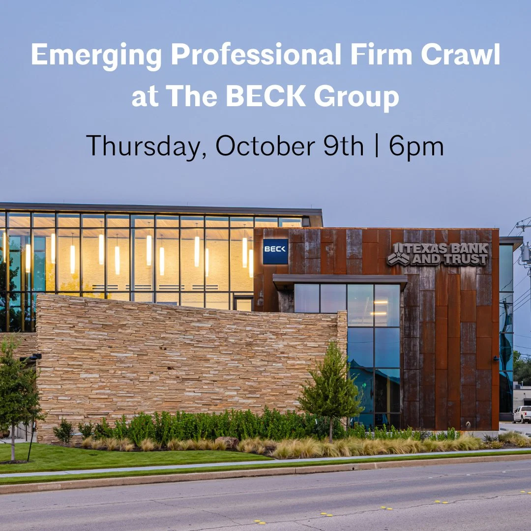 THIS THURSDAY! 🙌Join us for a Firm Crawl at The BECK Group! Come hang out, tour the office, and see what the firm has been working on. It&rsquo;s a great chance to connect with professionals, ask questions, and get a feel for the culture at one of o