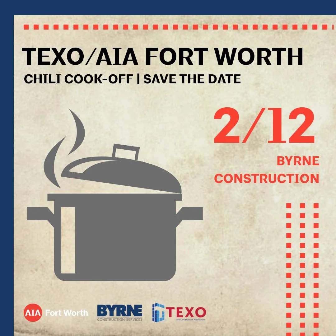 🌶️ Calling AIA Architects! 🌶️⁠
There are six (6) team spots exclusively for architecture firms at our upcoming Chili Cook-Off with @texotheconstructionassociation⁠
⁠
Join fellow industry partners for an afternoon of friendly competition, networking