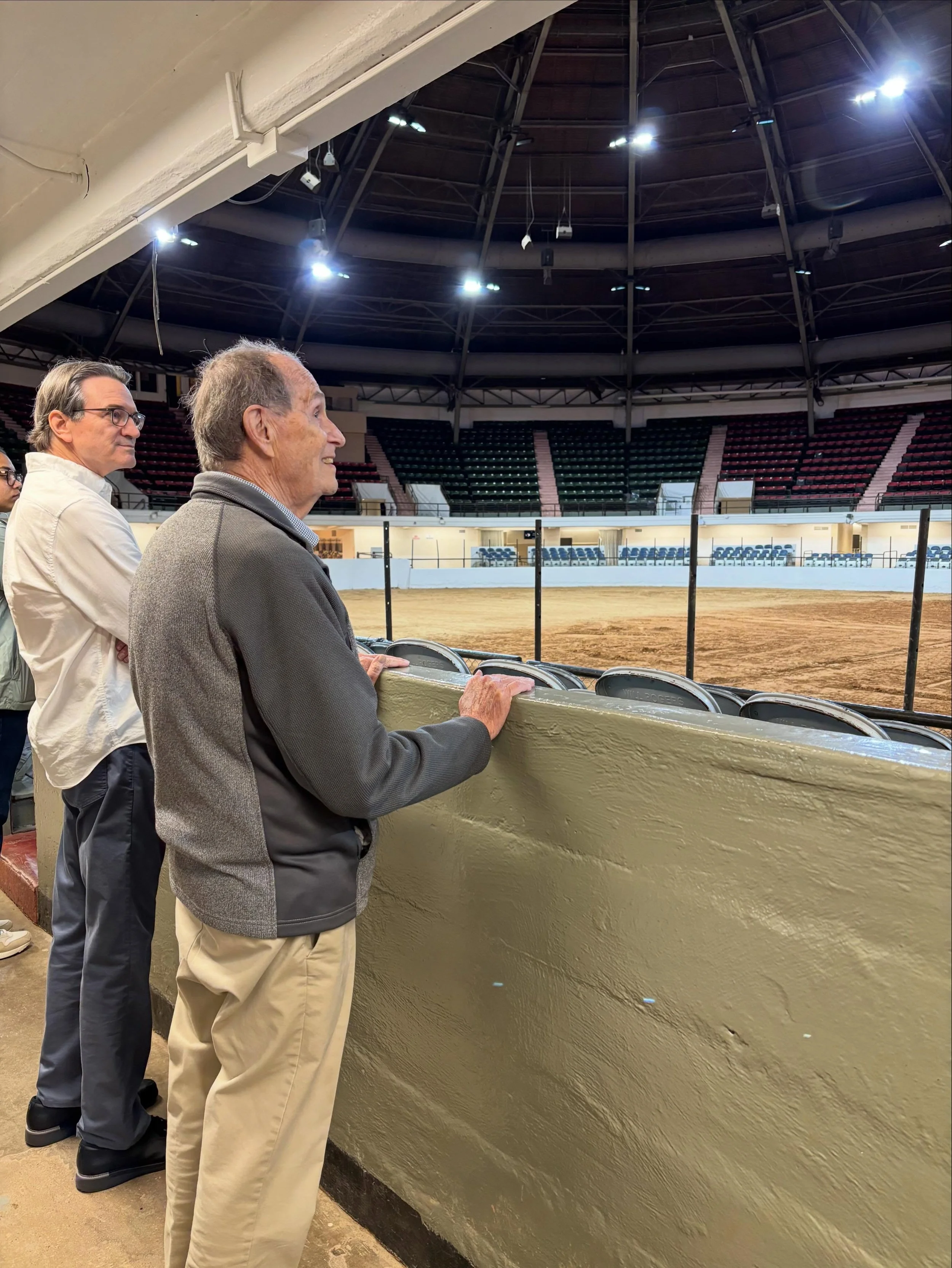 If you&rsquo;ve visited Will Rogers Coliseum recently, you probably noticed all the major facility upgrades! @grace.designstudios took us on a tour this week of the recent renovations 🤩 Big thanks to David Stanford, AIA Josh Mauldin, AIA, and Kaleb 