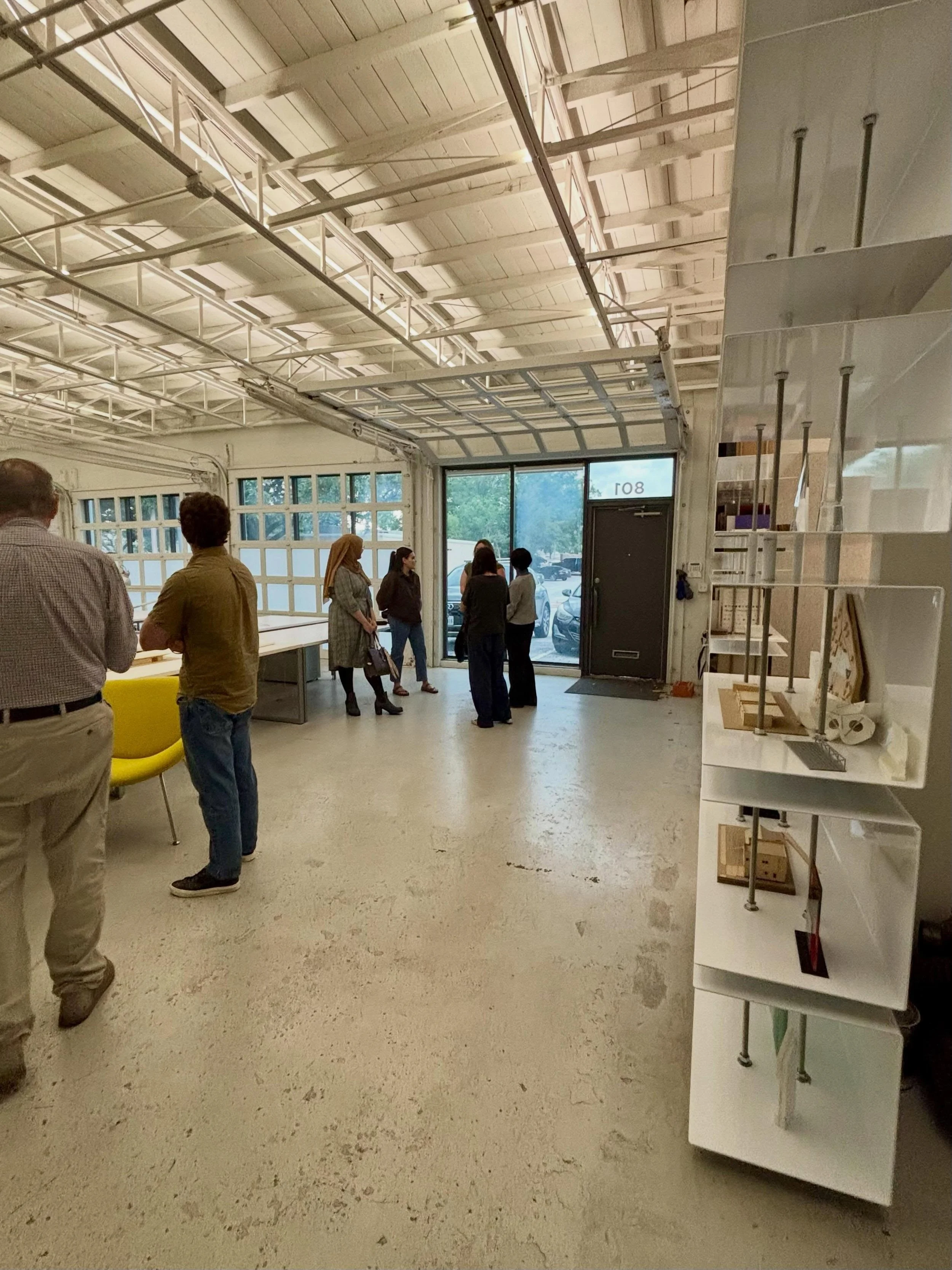 Last week we were treated to a firm crawl at @ibanez_shaw 🤩 Big thanks to Bart Shaw, FAIA and Greg Iba&ntilde;ez, FAIA for welcoming our emerging professionals and teaching us about your work! 

#EmergingProfessionals #ArchitectureFirm #FortWorthArc
