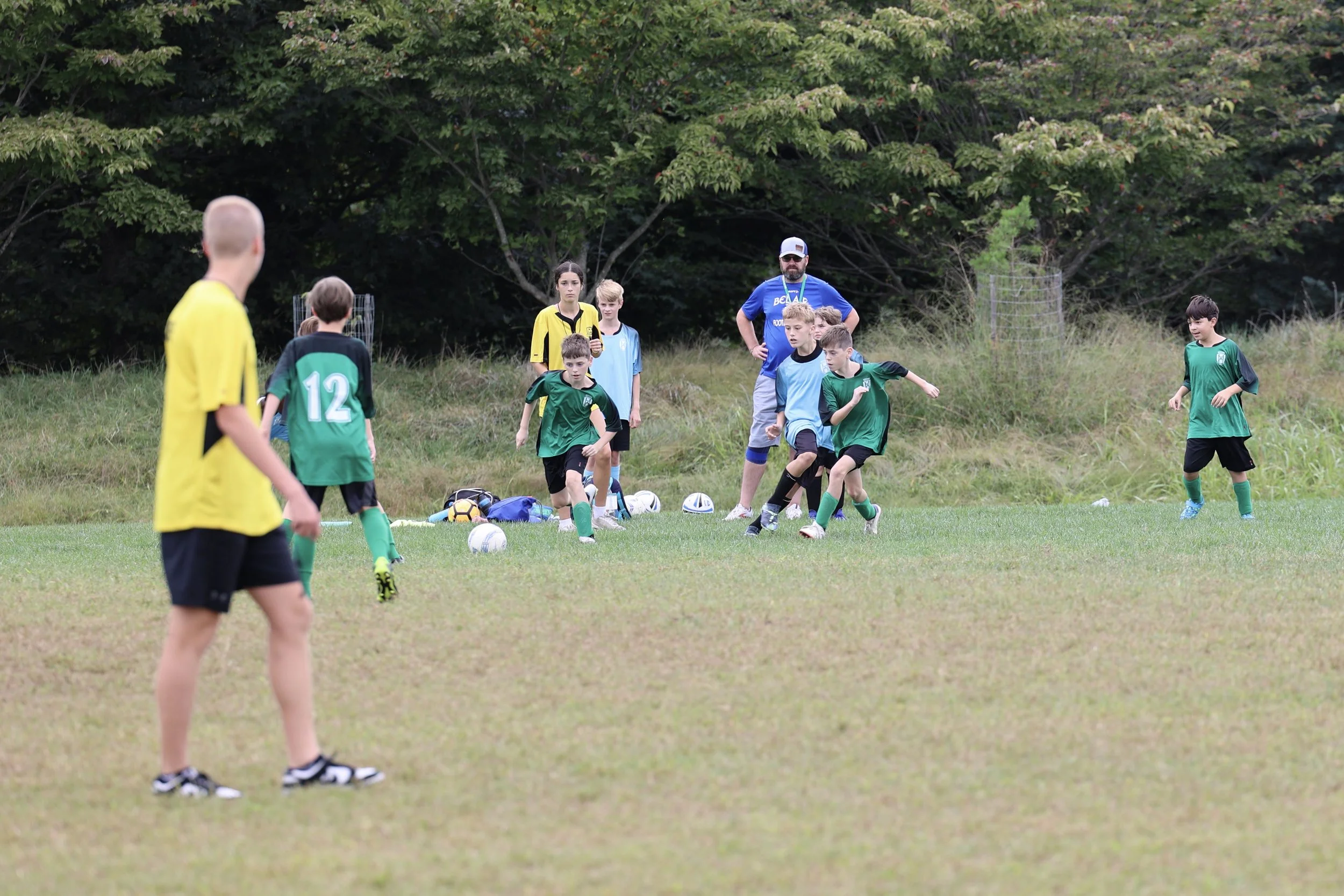 Green Thunder Vs. Light Blue Team