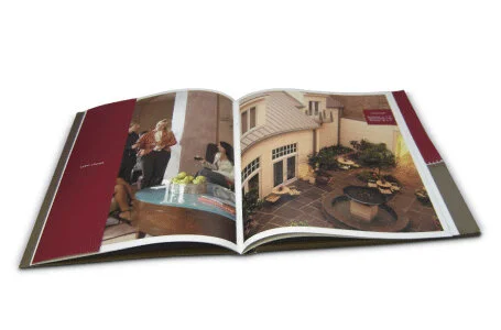 Boutique Hotel | Designed custom folder layout and full-page marketing spreads to showcase the hotel; collaborated closely with printer to execute high-quality production