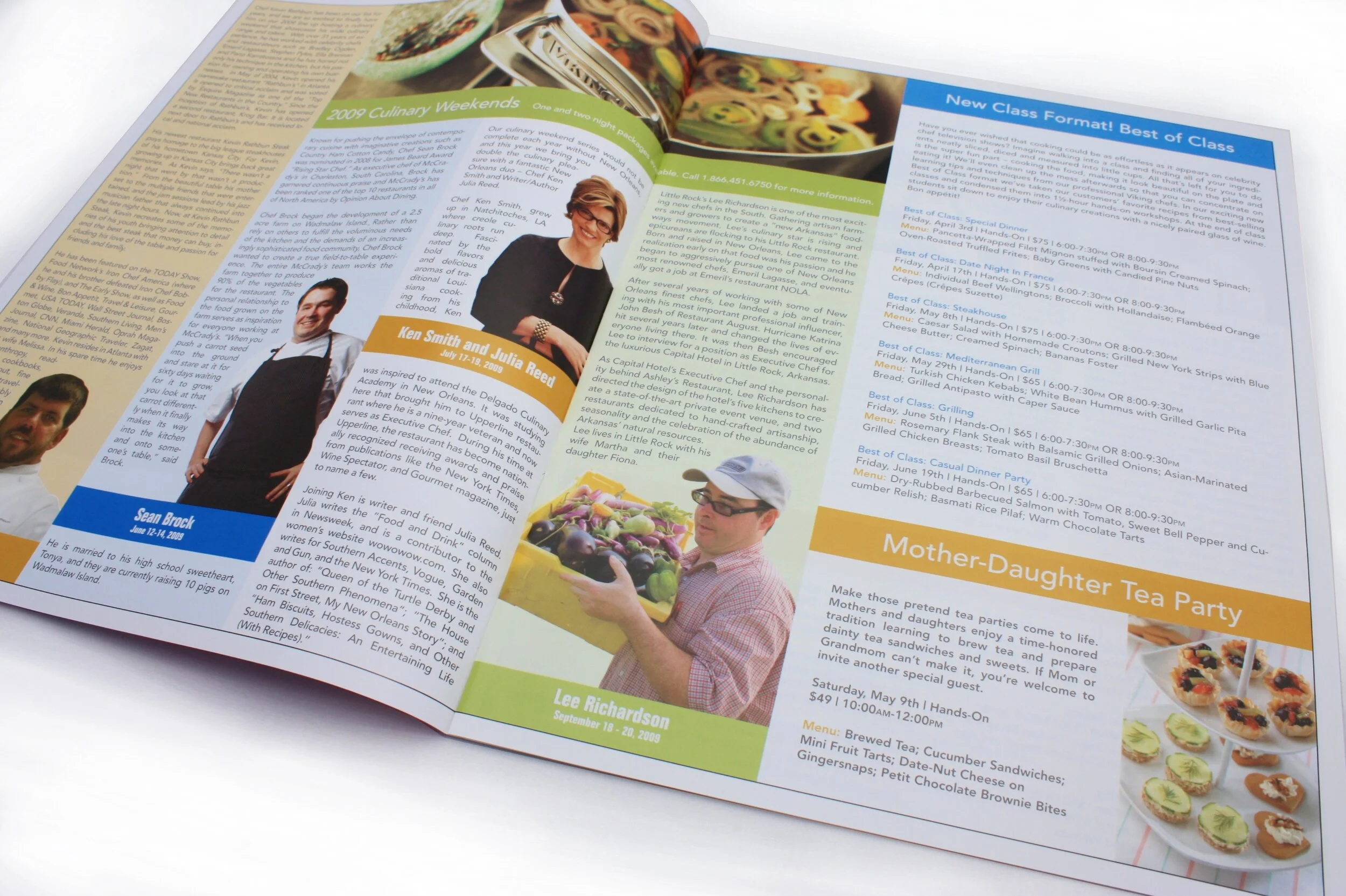 Interior of newsletter
