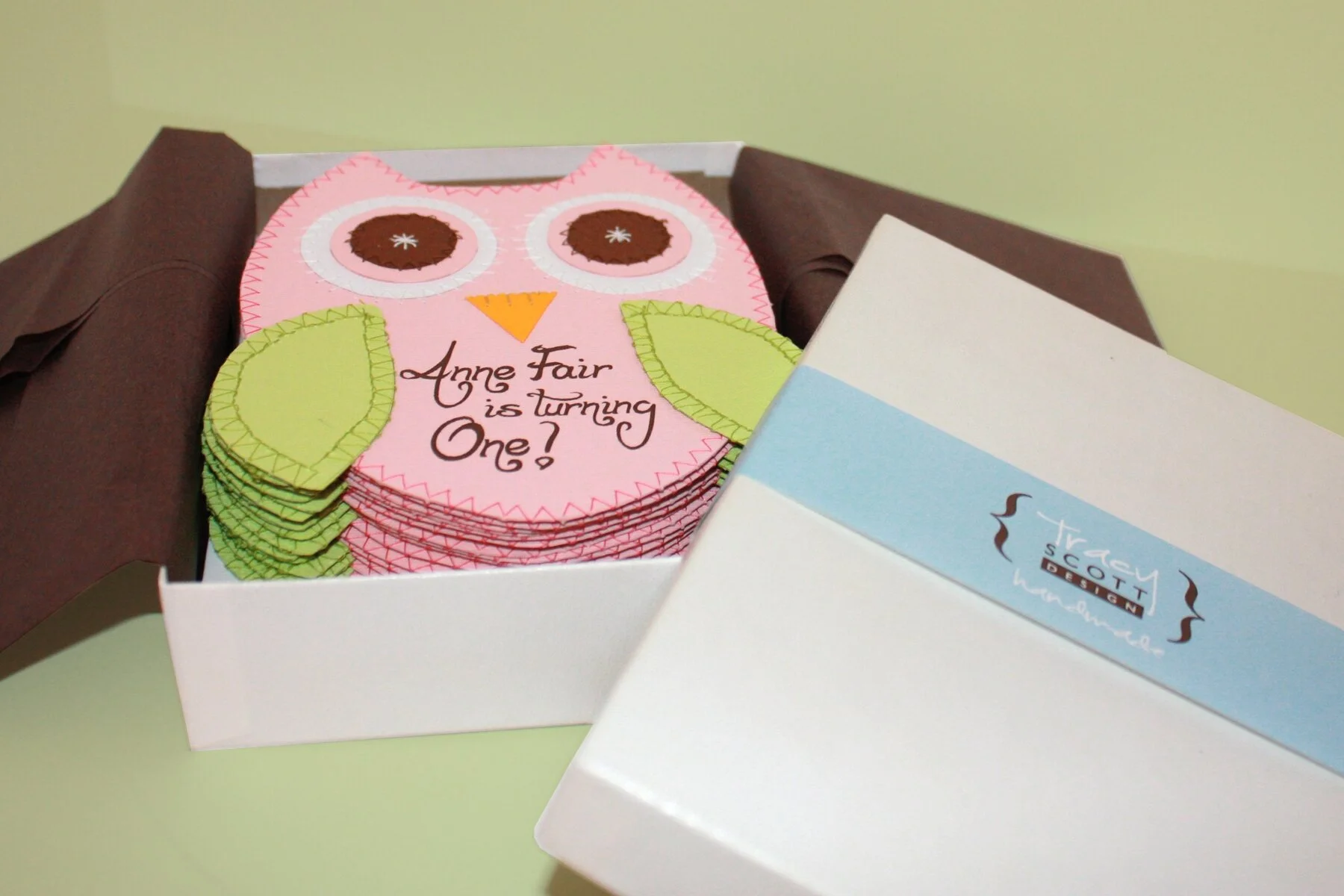 Created unique and one of a kind handmade birthday invitations