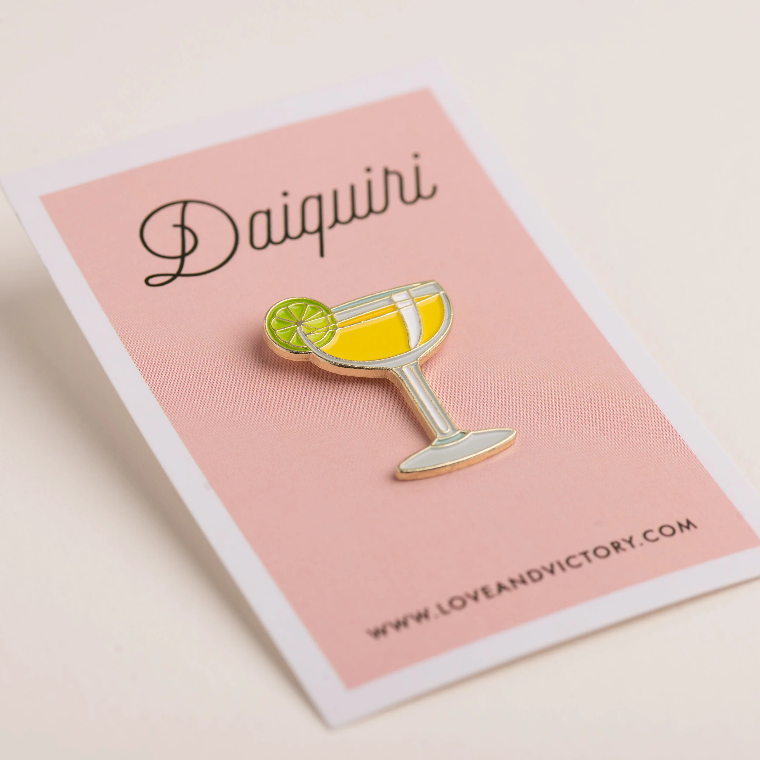 Daiquiri Cocktail Pin — Love & Victory