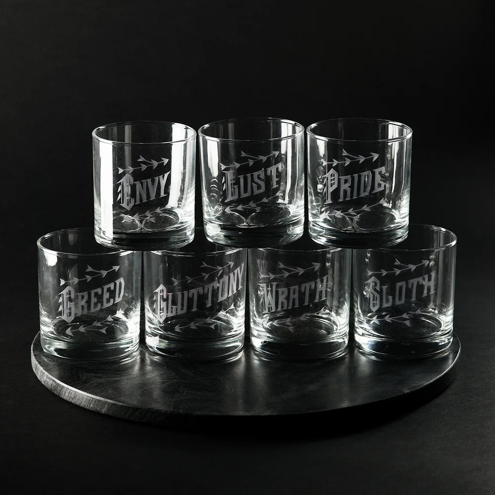 Replacement Glass (For Couples and Seven Deadly Sins Set)  Love & Victory