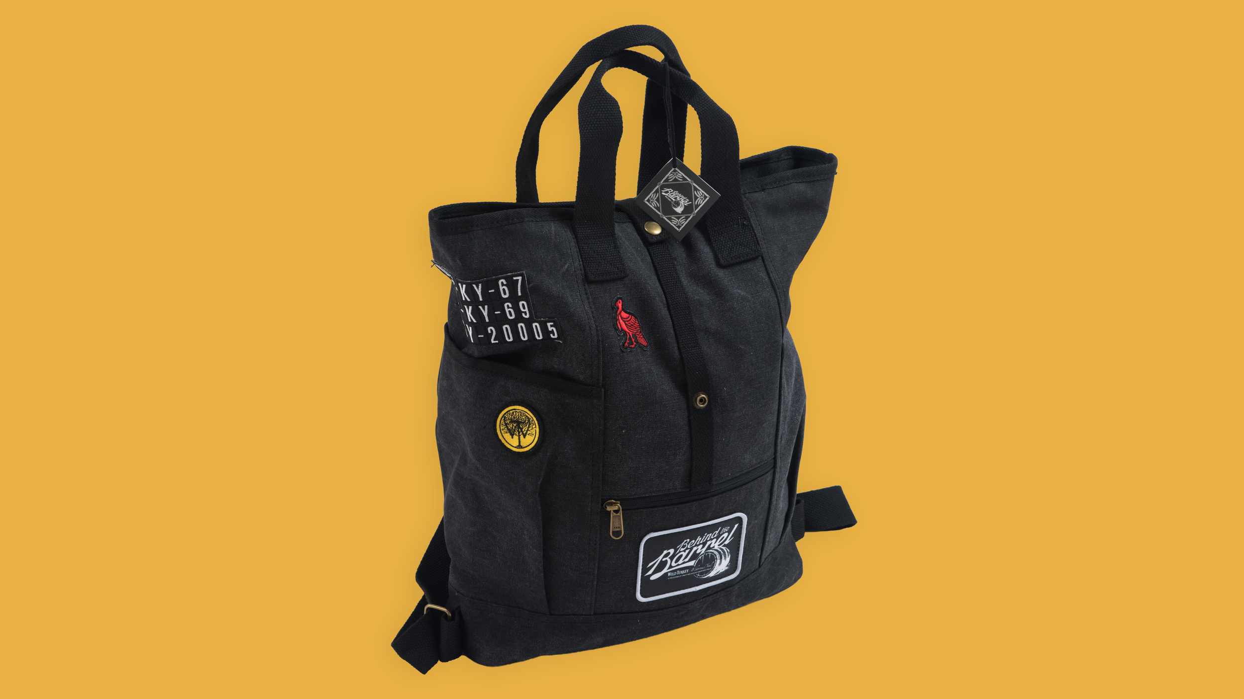 Custom Backpack with Patches for Behind the Barrel