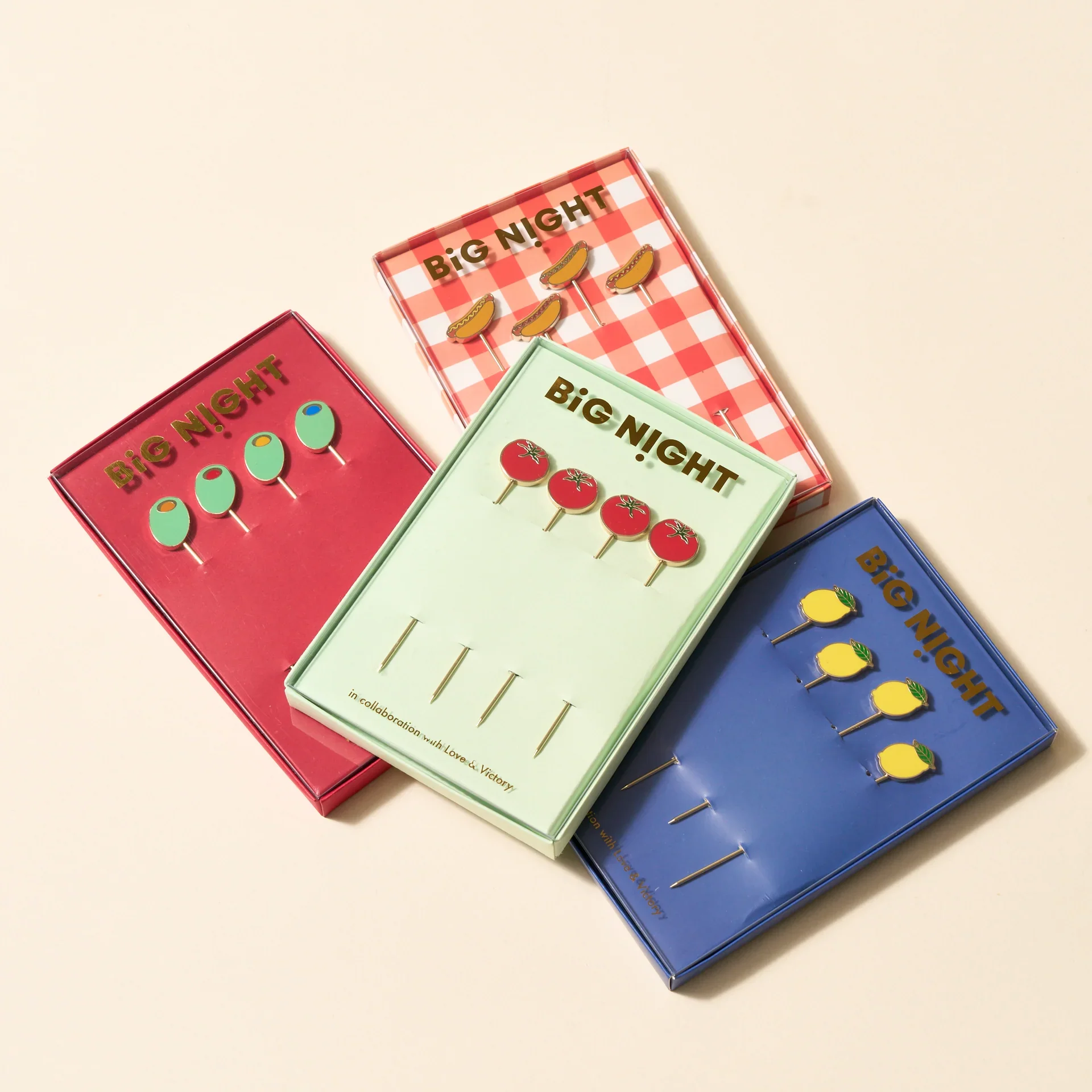 Custom Cocktail Picks for Big Night