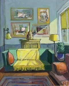03-Bonnie's Couch 2- 16"x20", Oil on Canvas 